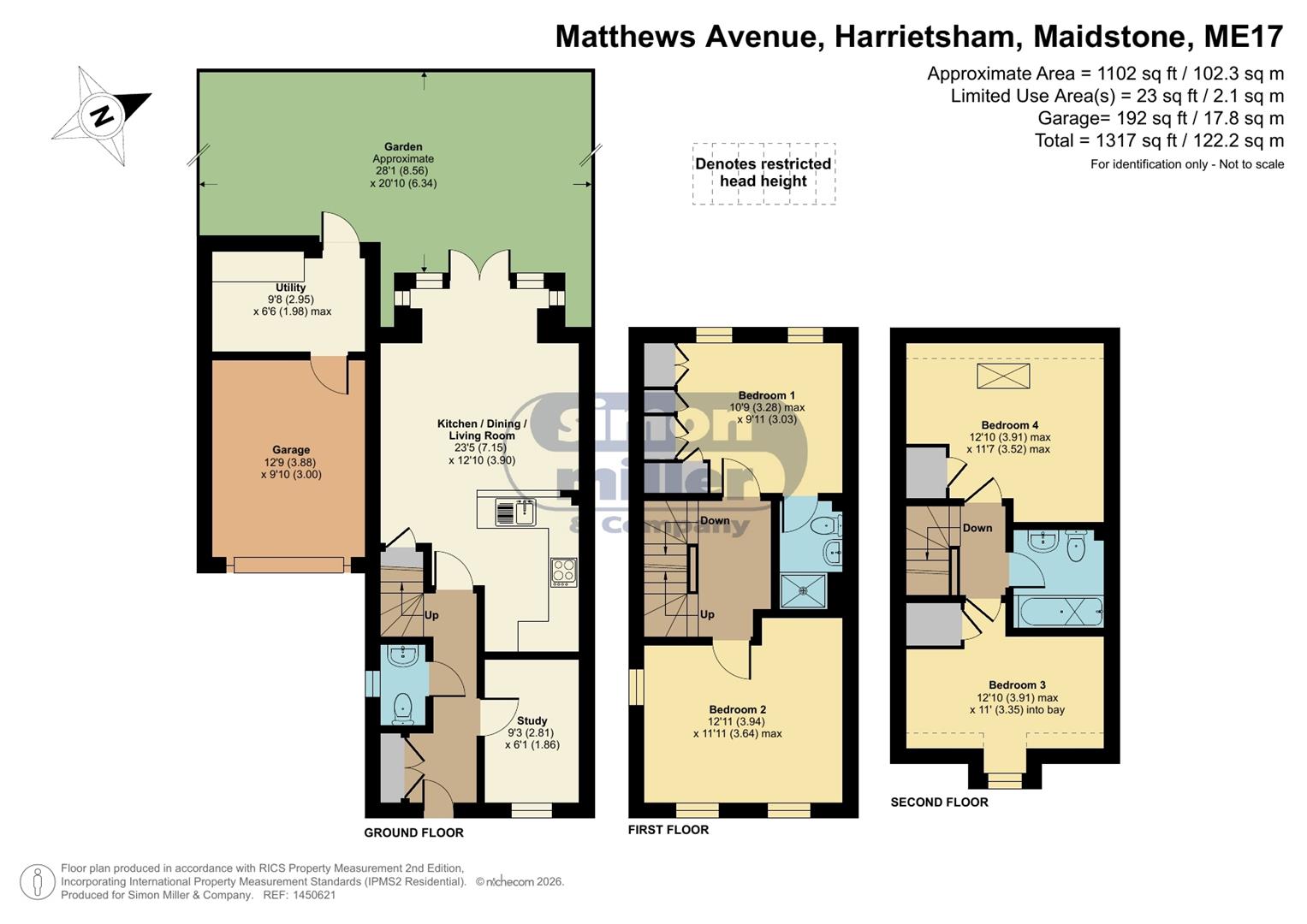 14, Matthews Avenue, Maidstone floorplan