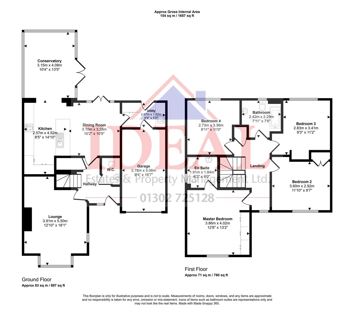 29, Kiplin Drive, Norton, Doncaster floorplan