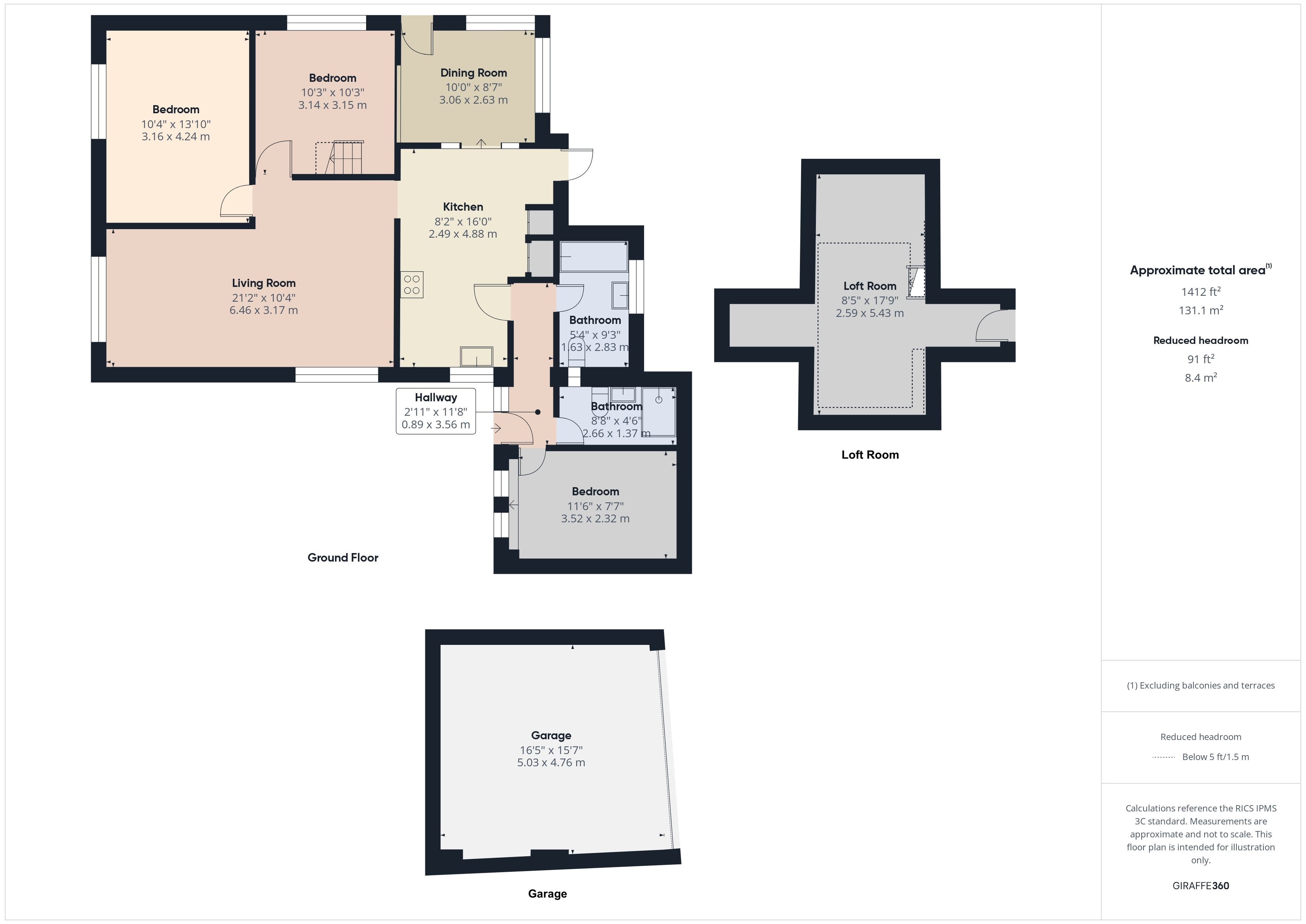 New Pond Bungalow,, Oxford Road, Buckinghamshire floorplan