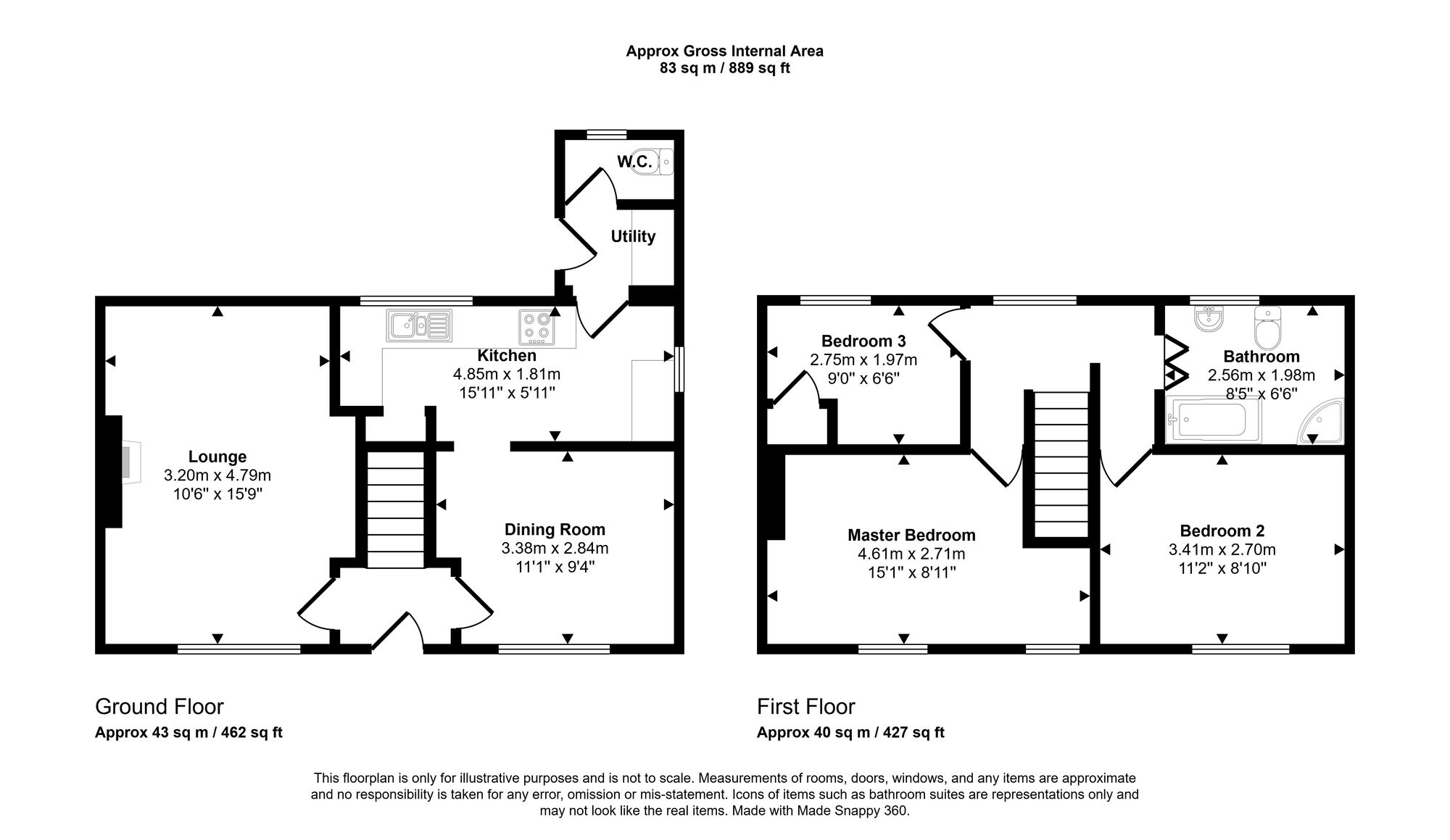 13 Danylan, Bridgend floorplan