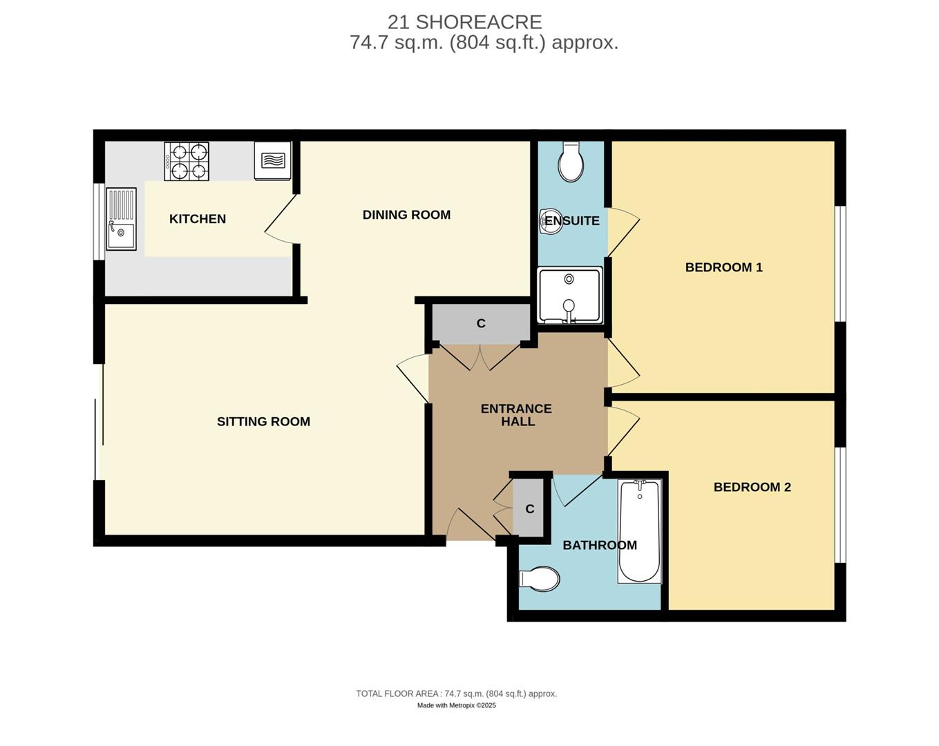 21, Shoreacre, Marine Drive East floorplan