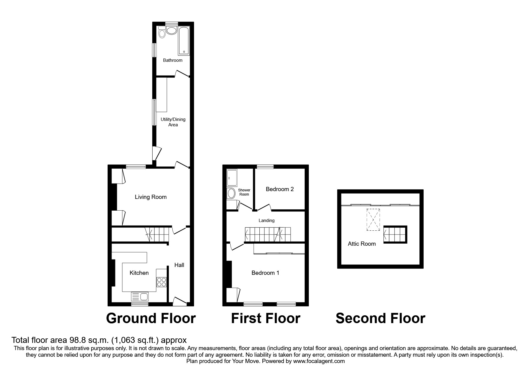 Abbeytown, Wigton, Cumbria CA7, 2 bedroom terraced house for sale