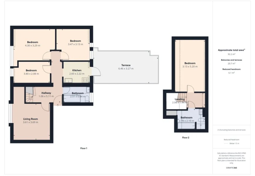 11 Devonshire House, 397, Kilburn High Road, London floorplan