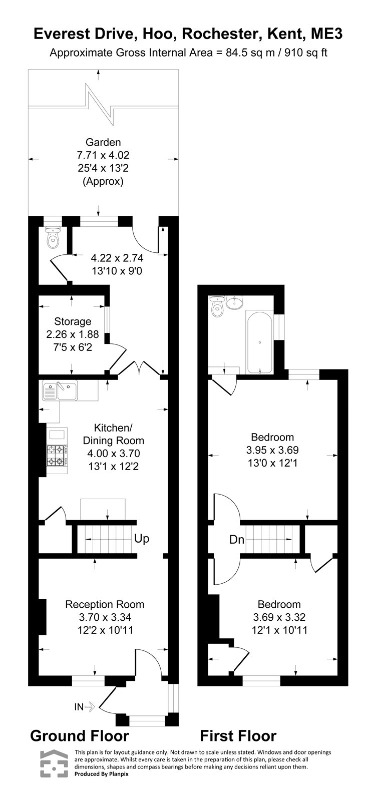 13, Everest Drive, Hoo floorplan