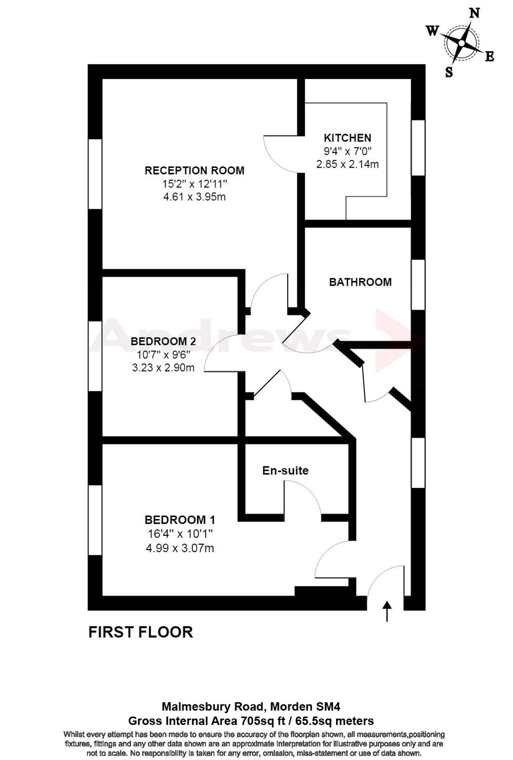 2 Bedrooms Flat for sale in Malmesbury Road, Morden, Surrey SM4