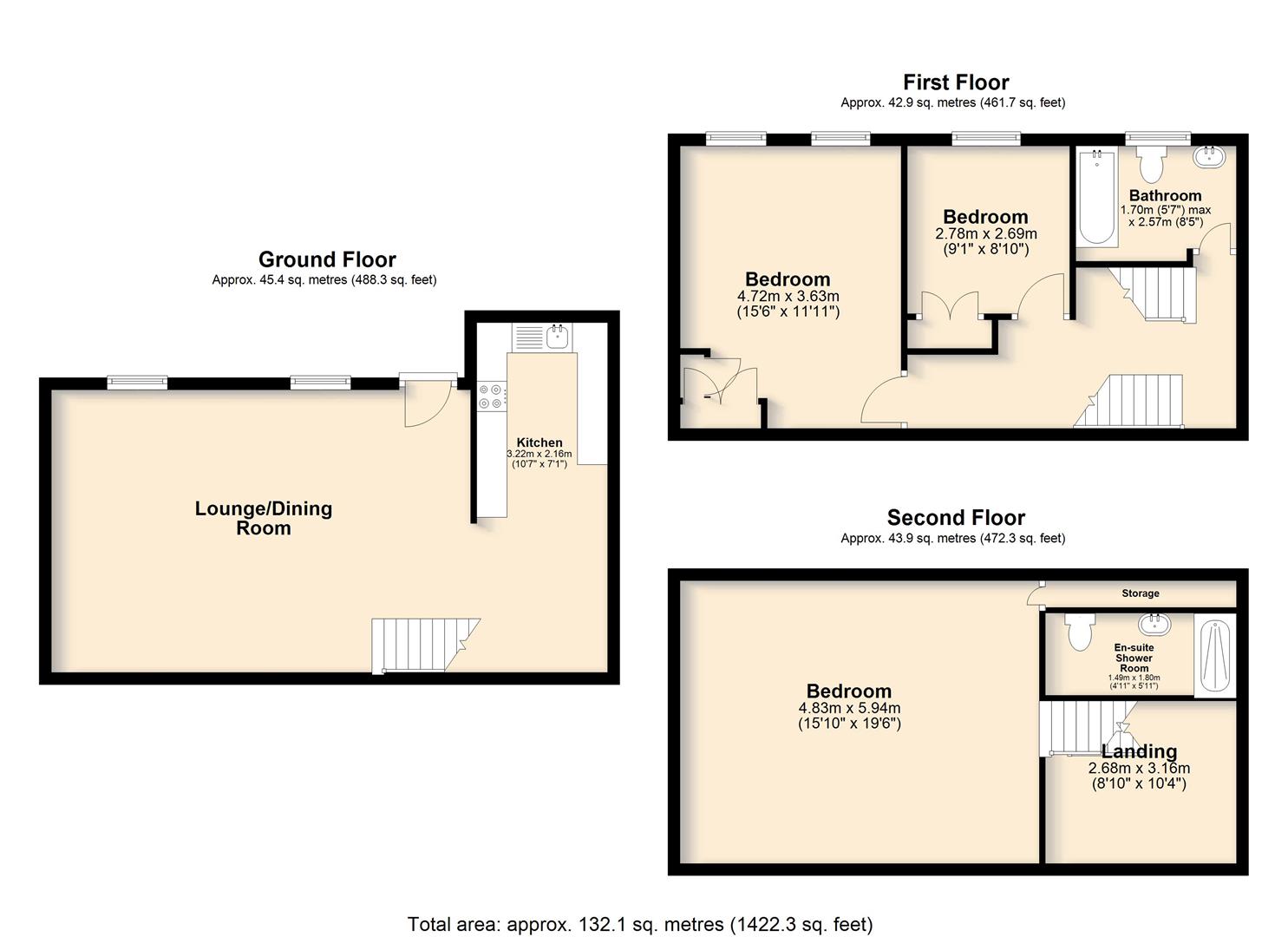 13, Chandlers Hill, Wymondham floorplan