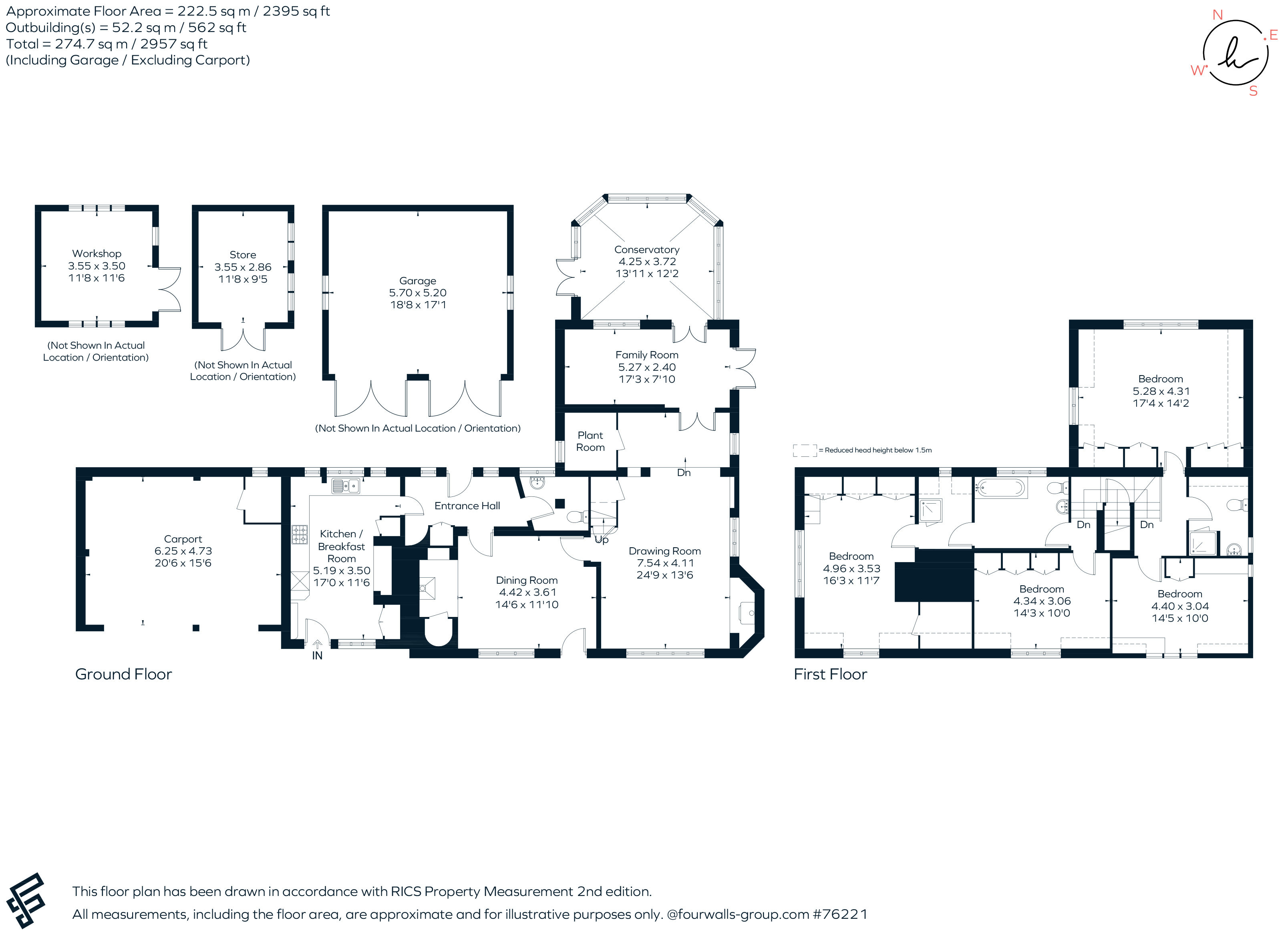 The White Mouse, The City, Bledlow Ridge floorplan
