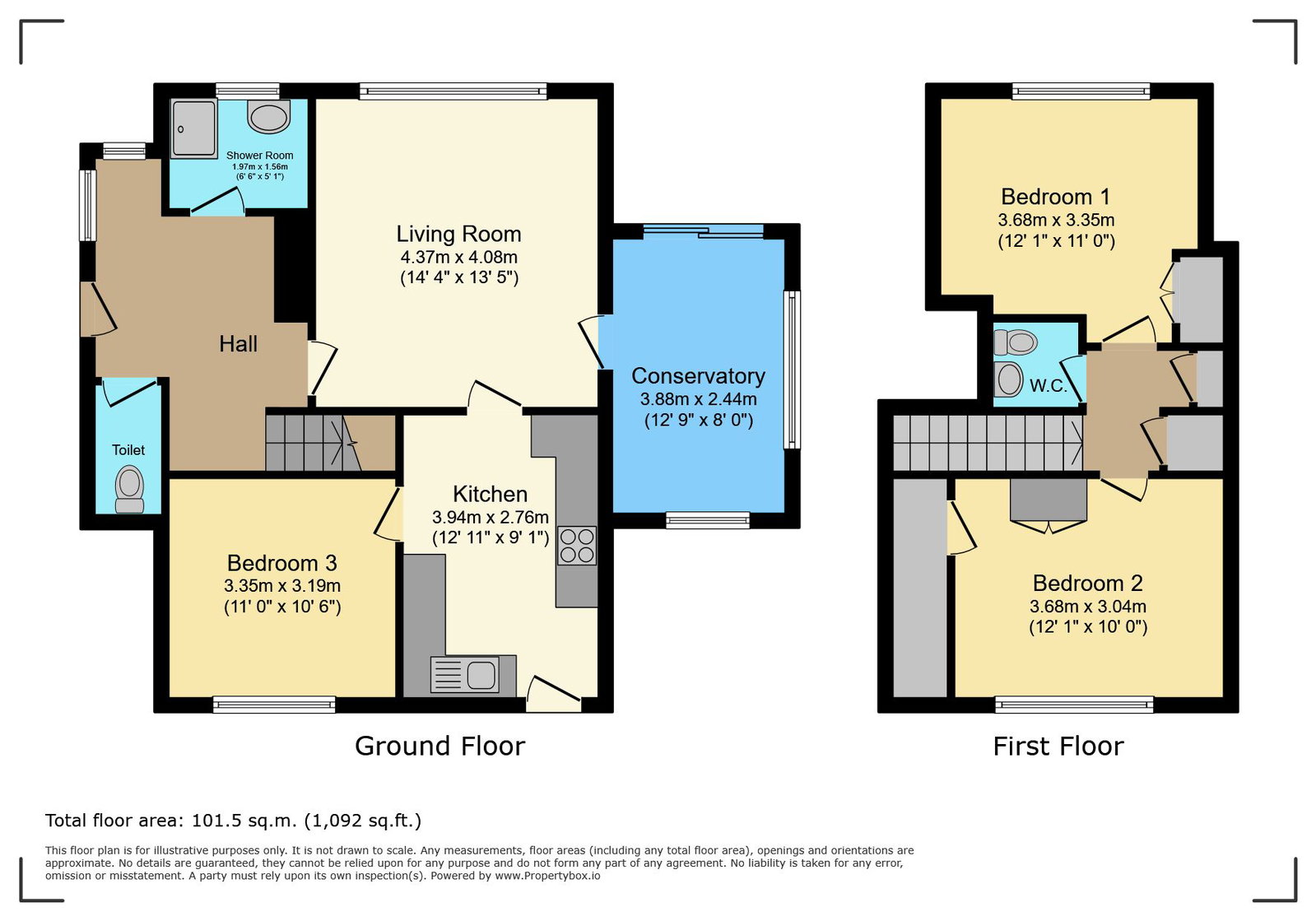 7, Bron Yr Afon, Conwy floorplan