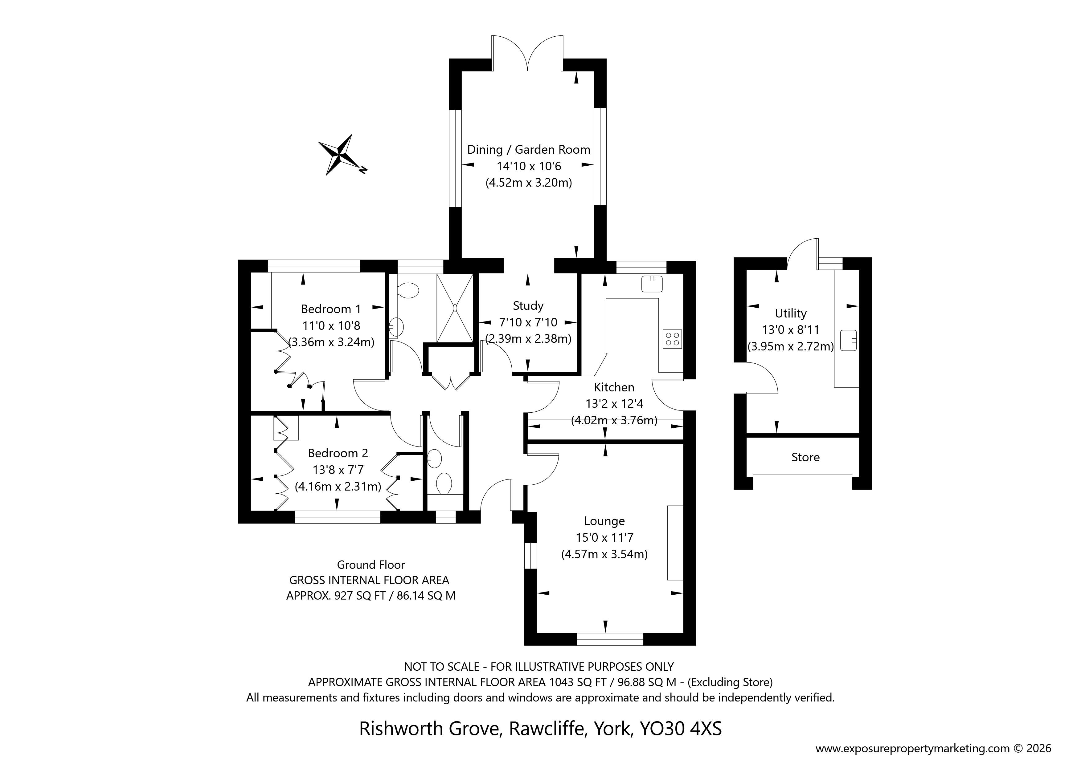 29, Rishworth Grove, North Yorkshire floorplan
