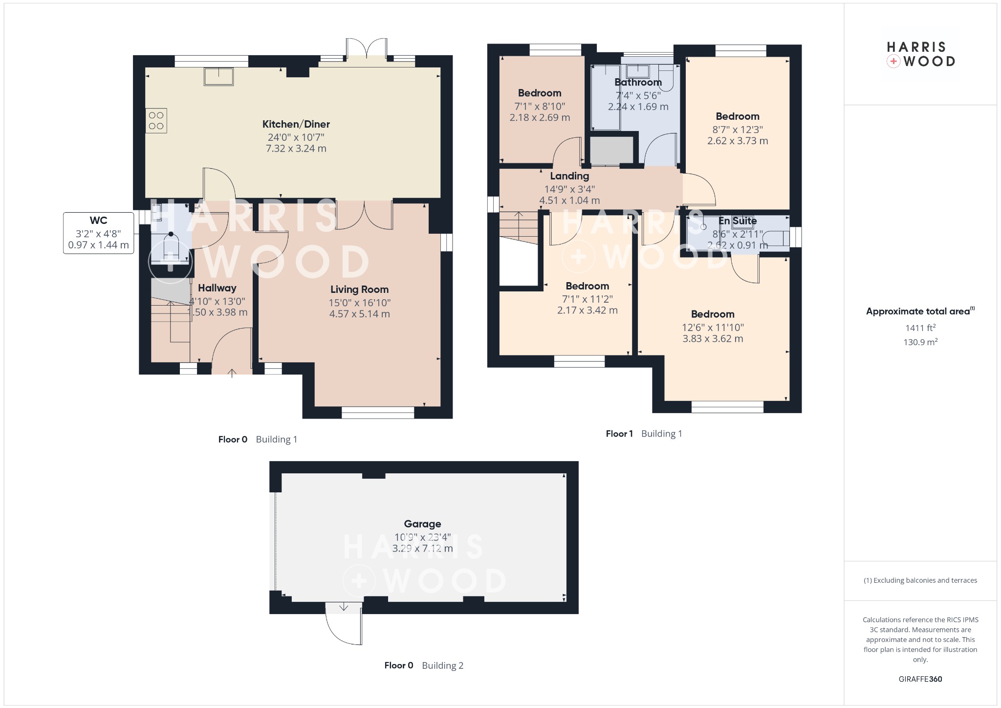 32 Meadow Lane, Great Bentley, Essex floorplan