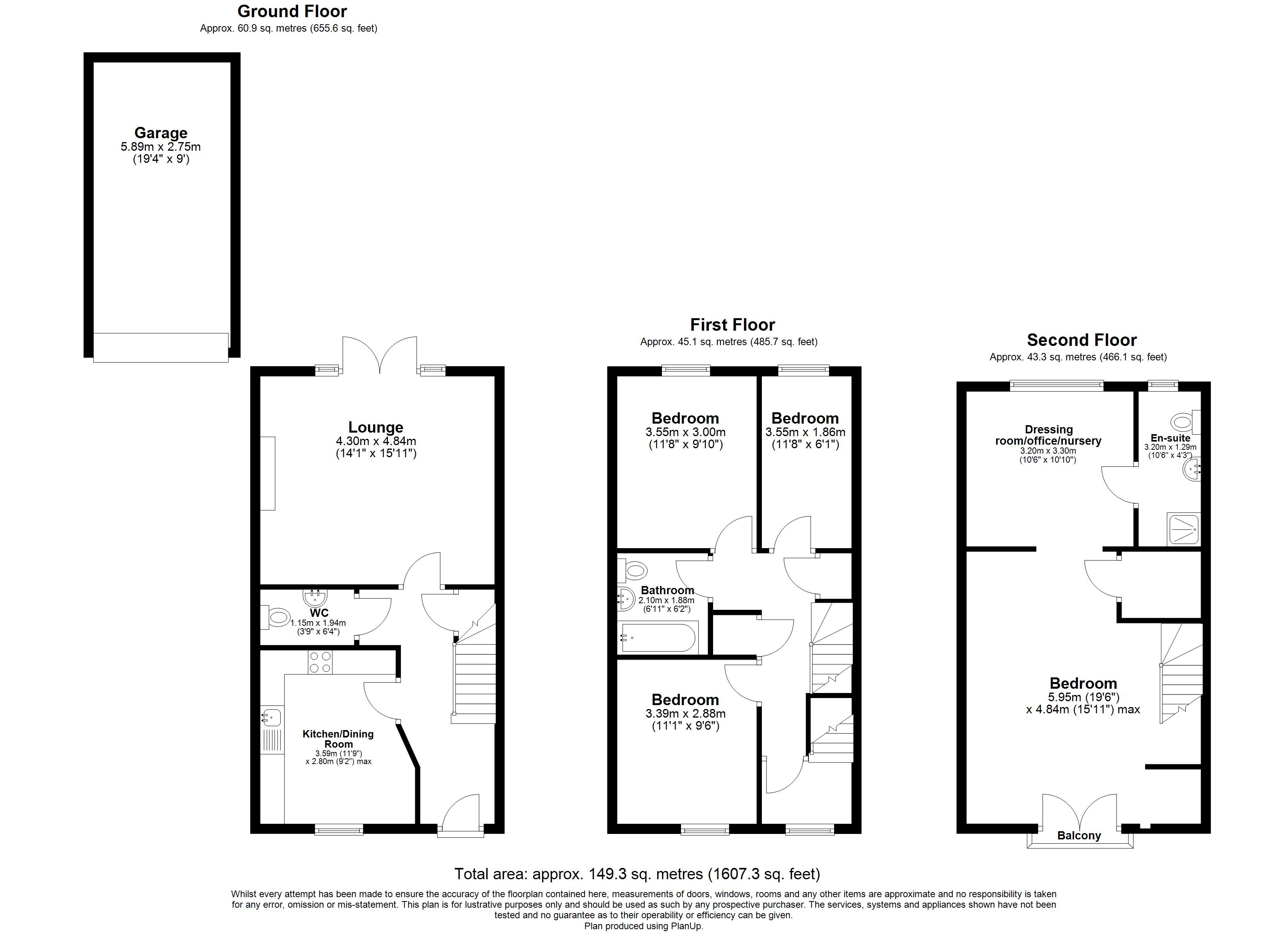 21, Kunwar Avenue, Folkestone floorplan