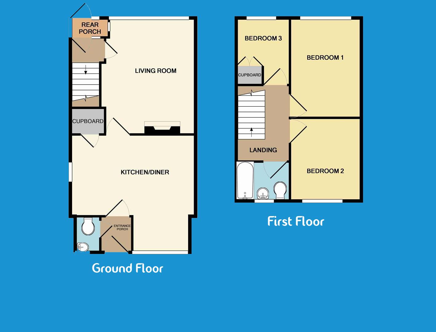 34, St. Johns Road, Launceston floorplan
