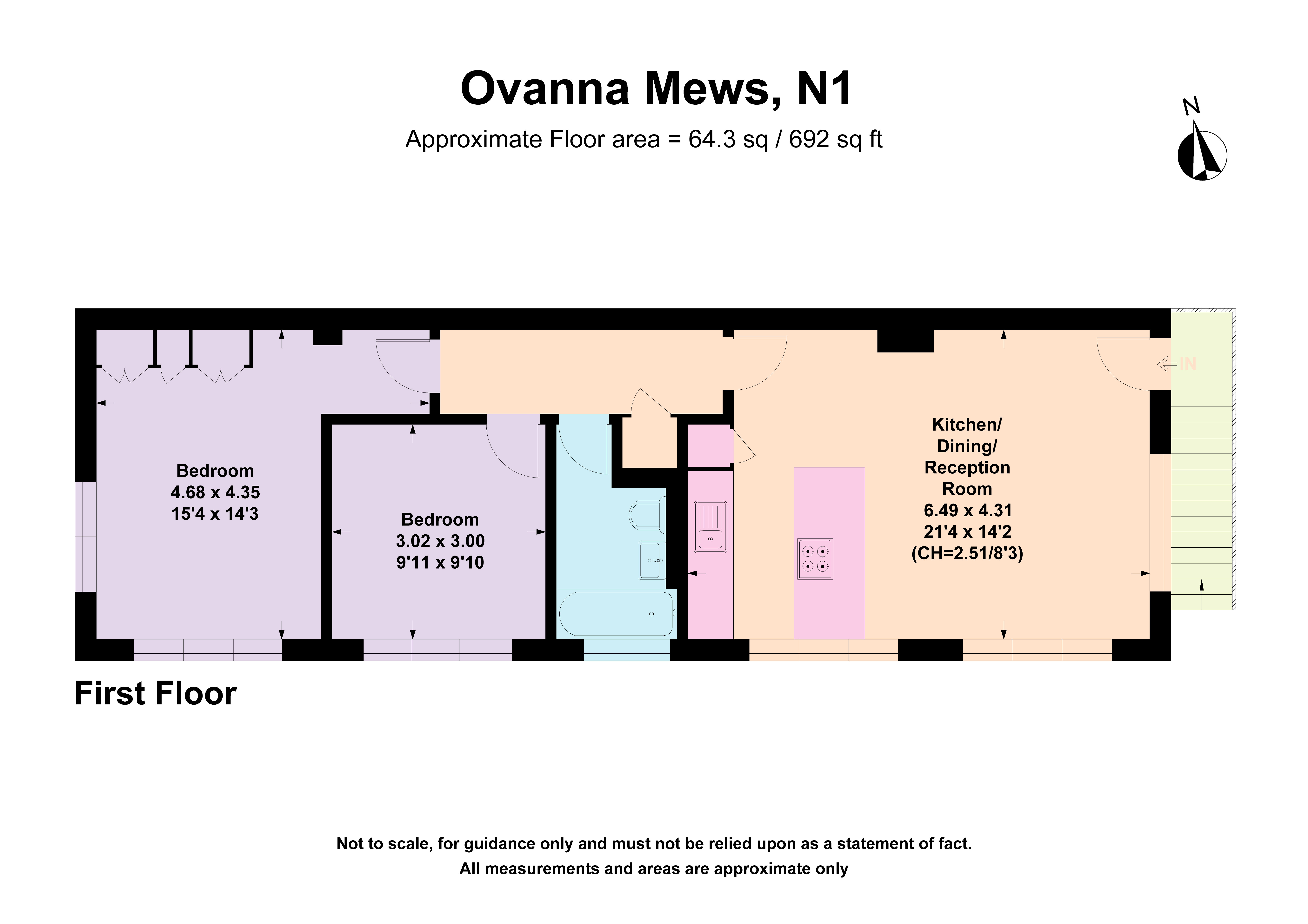 Ovanna Mews, London floorplan