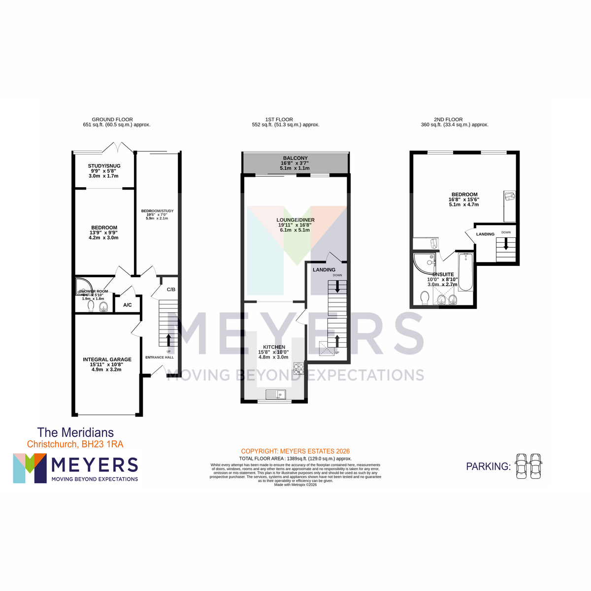 27, The Meridians, Christchurch floorplan