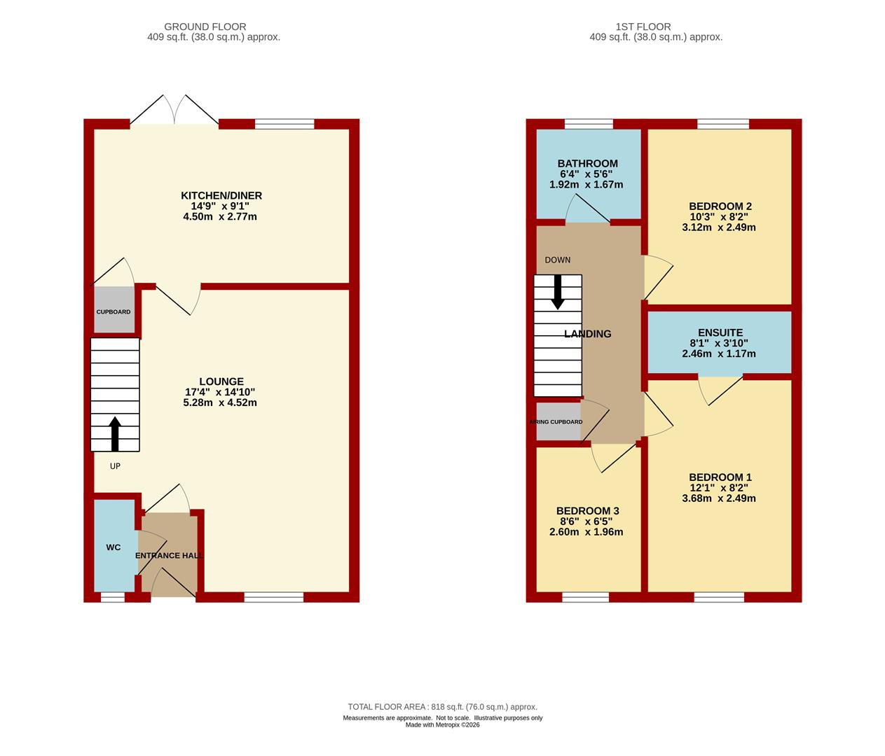 2, Bayliss Close, Lydney floorplan