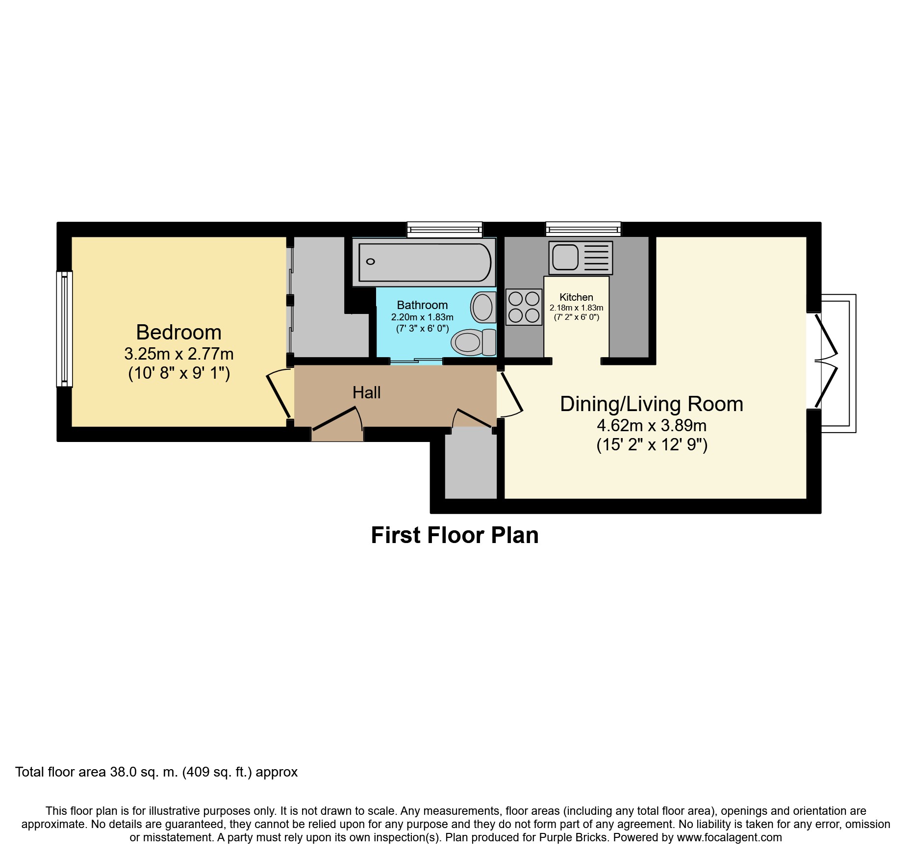 1 Bedrooms Flat for sale in Lovat Mead, St. Leonards-On-Sea TN38