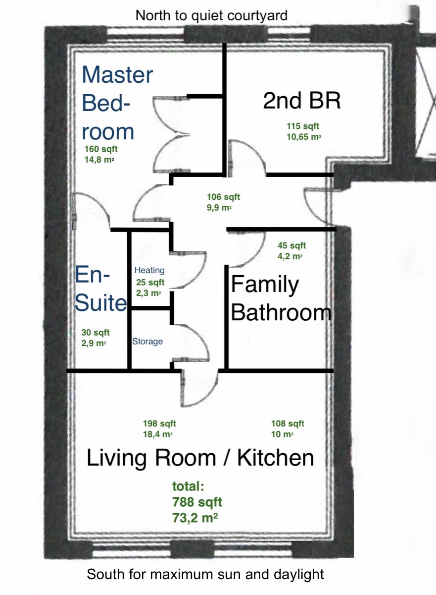 Apartment 45/City Walk Apartments, 67 Irving Street, Birmingham floorplan
