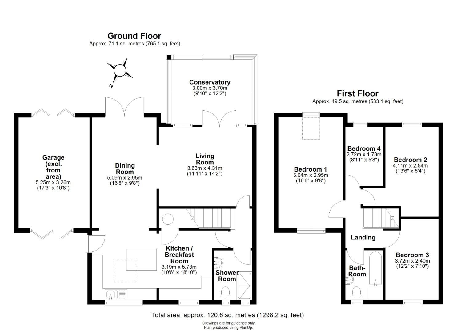 15, Villa Place, Impington, Cambridge floorplan
