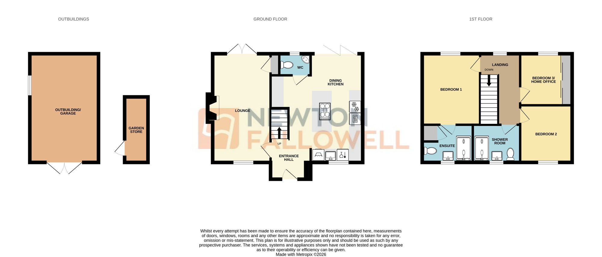 Wisteria Cottage, Newark floorplan