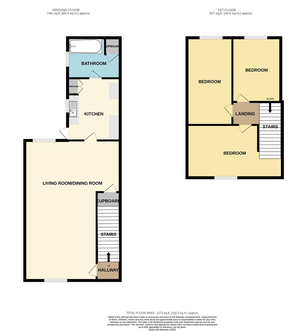 207, Exning Road, Newmarket floorplan