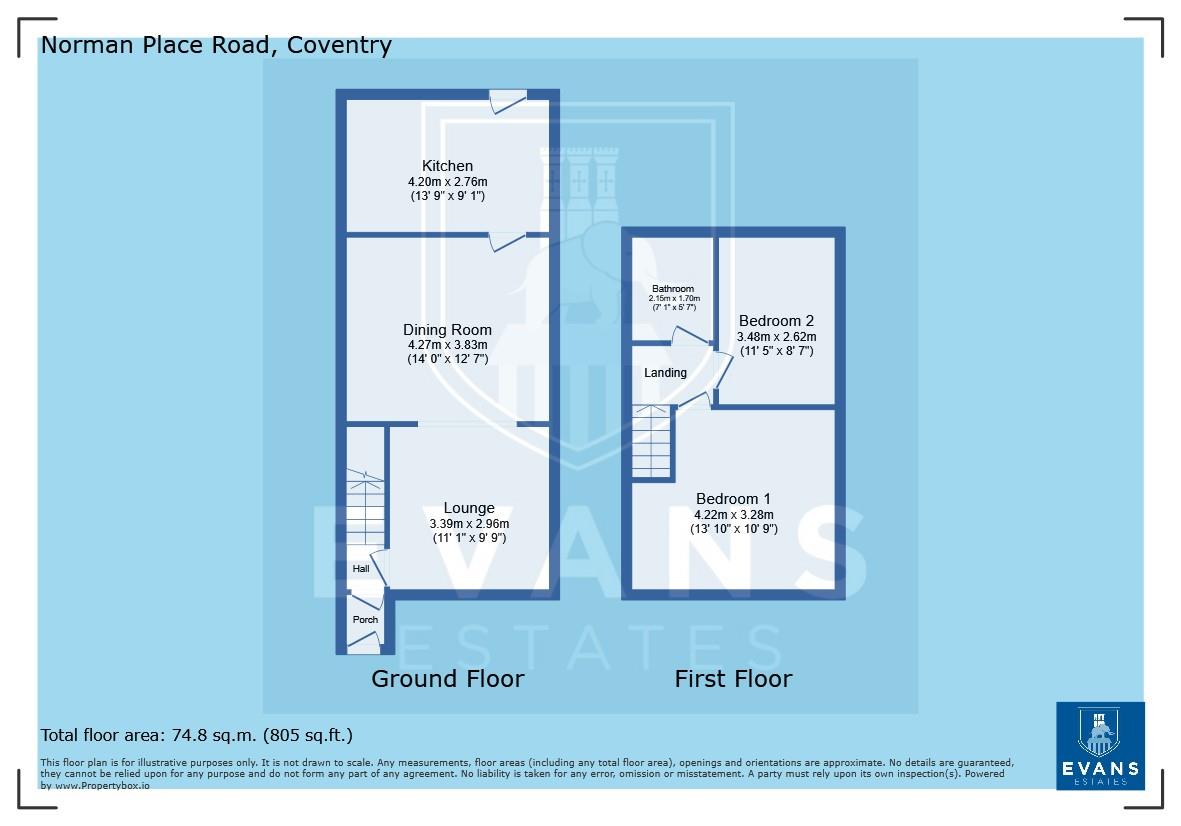 91, Norman Place Road, Coventry floorplan