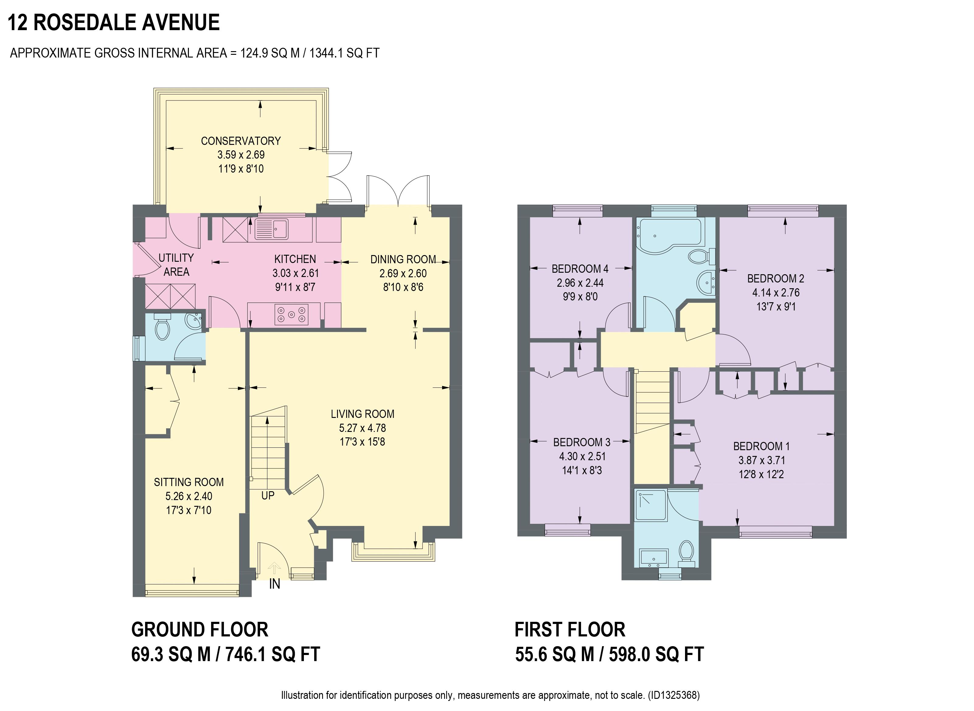 12, Rosedale Avenue, Chesterfield floorplan