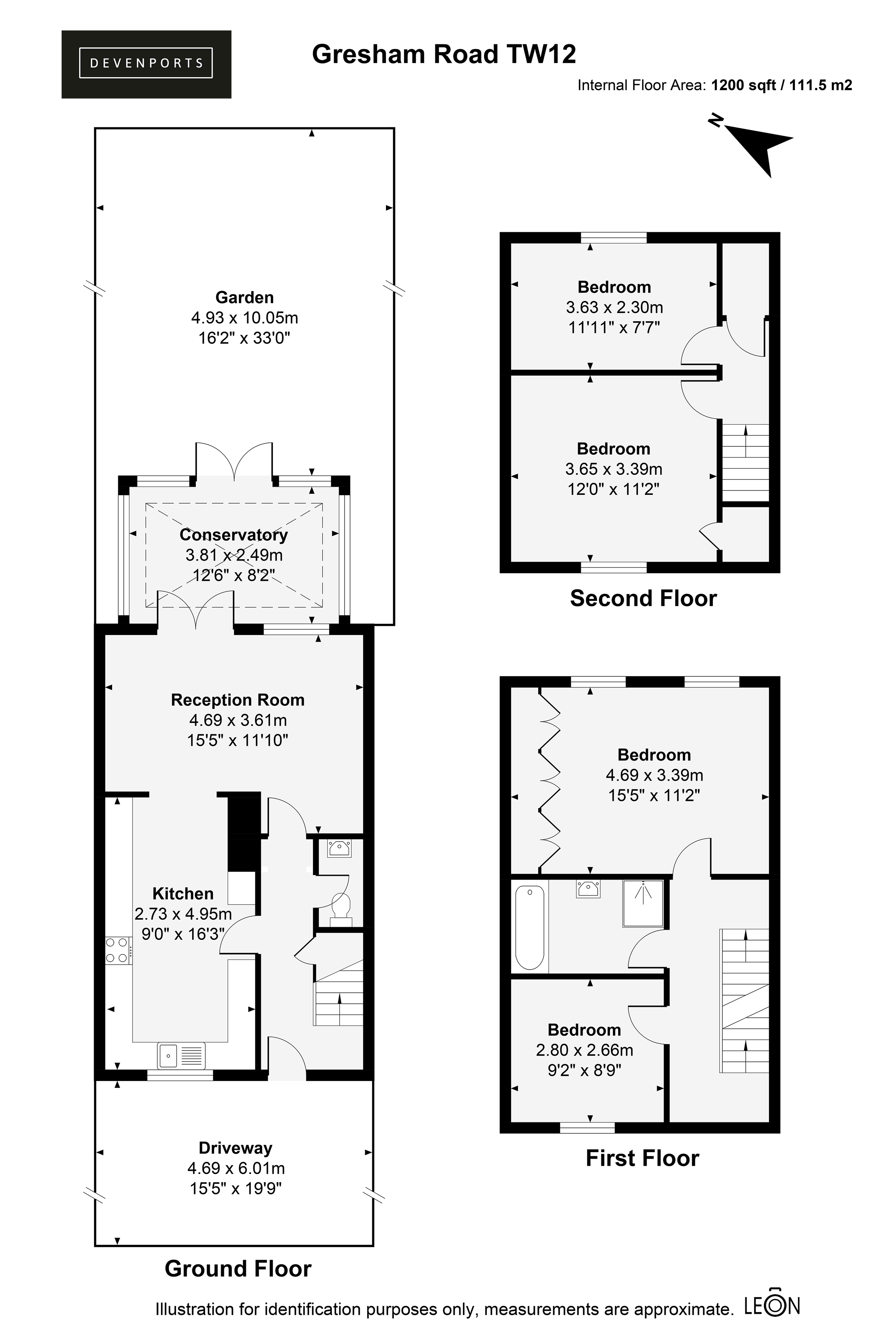 Gresham Road, Hampton floorplan