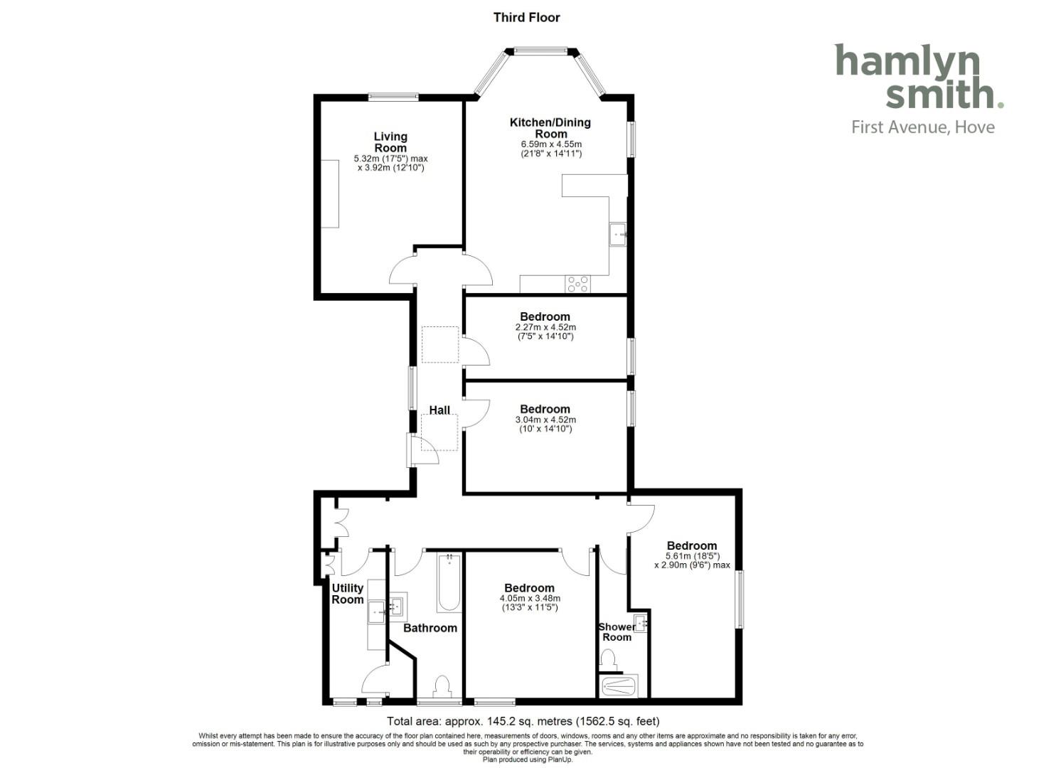 First Avenue, Hove floorplan