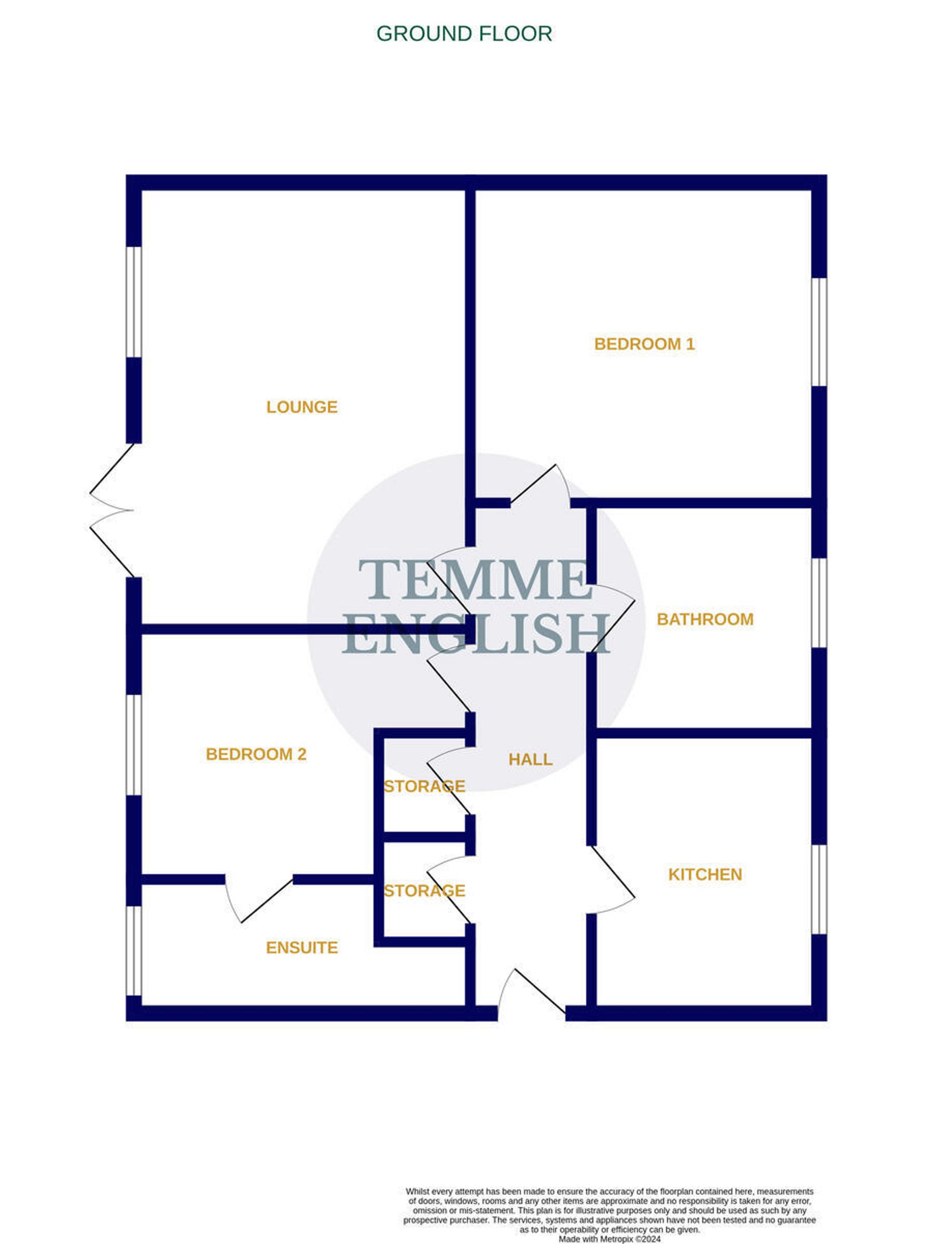 36 Woods Court Propelair Way, Colchester floorplan