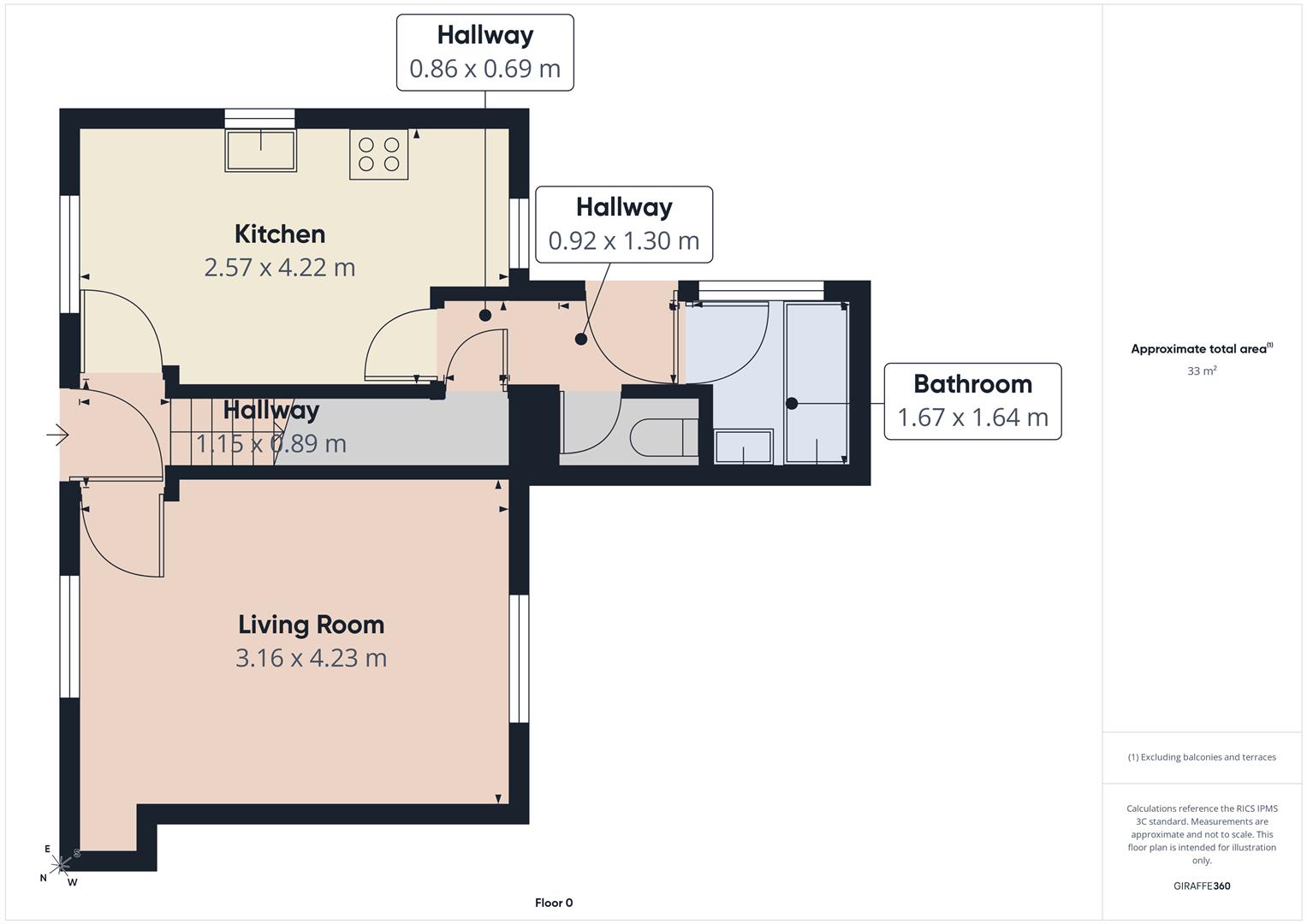 45, Hillburn Drive, Birkenhead floorplan