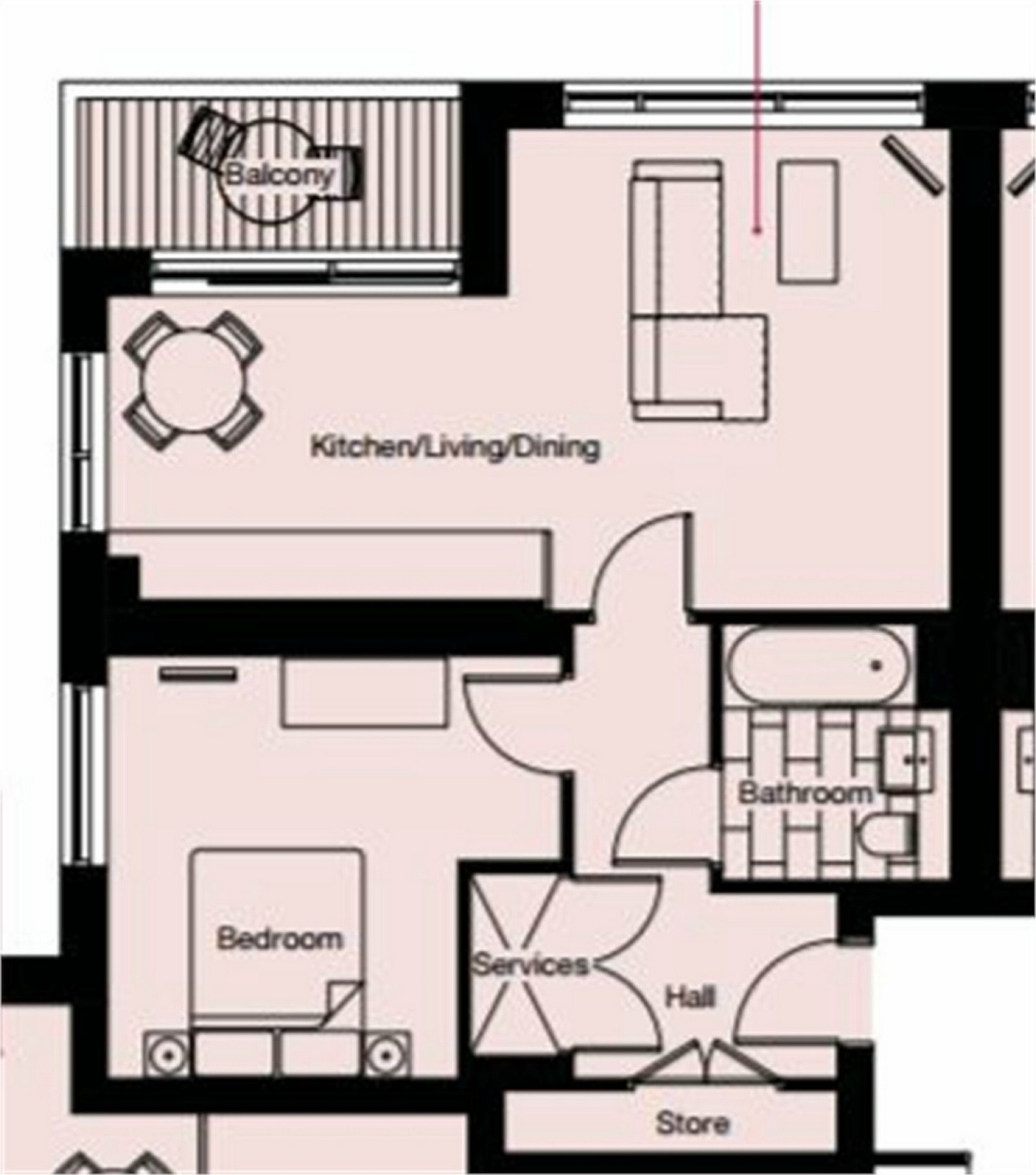 1 Bedrooms Flat to rent in Maraschino Apartments, 47 Cherry Orchard Road, Croydon, Surrey CR0