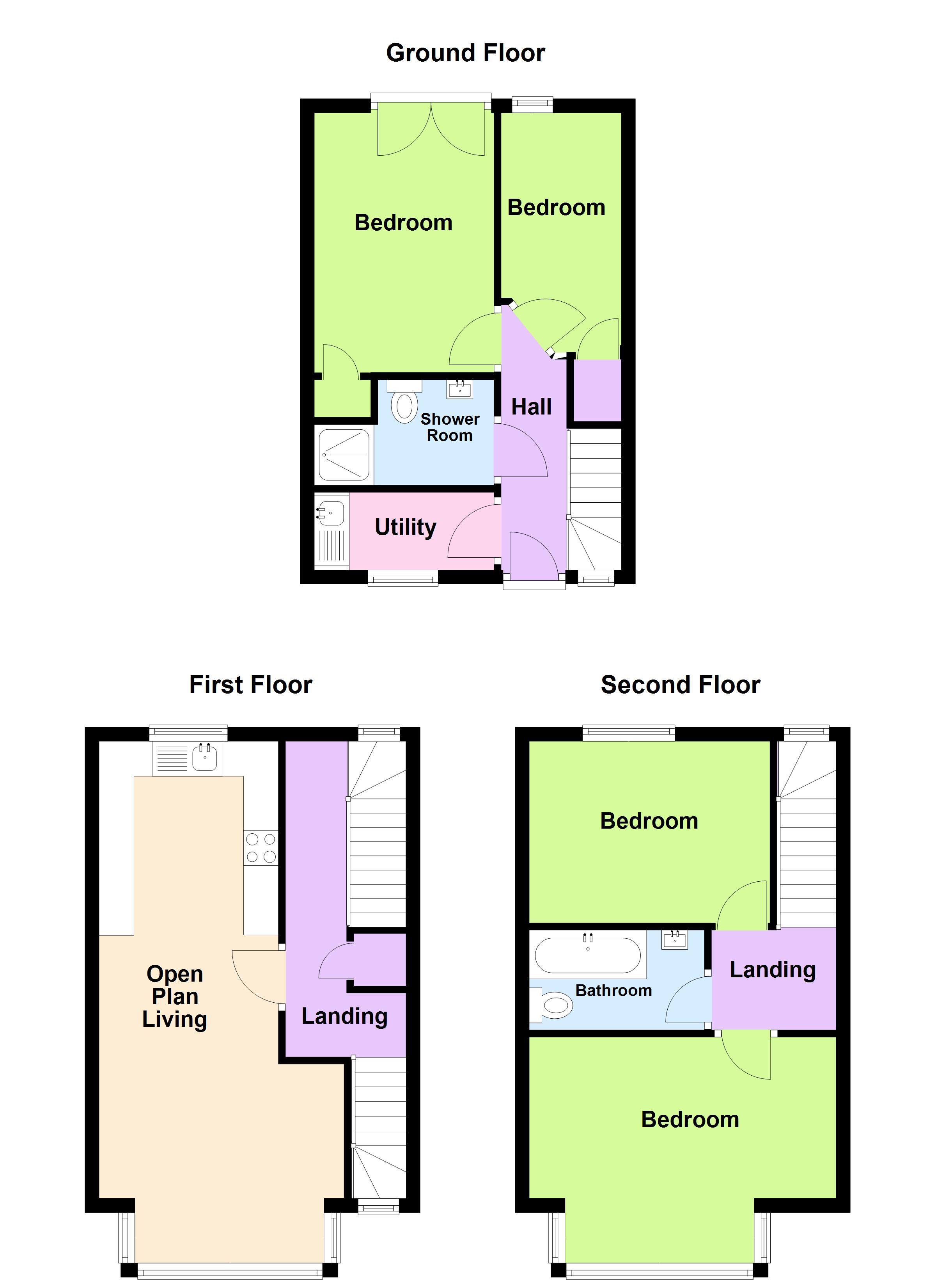 6, The Crescent, Pembroke Dock floorplan