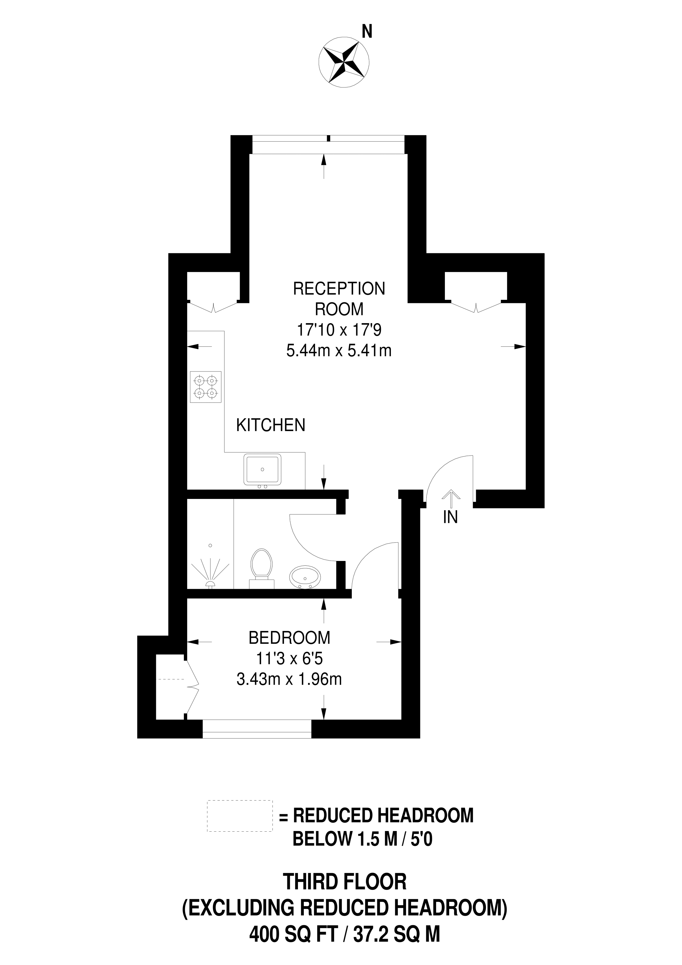 1 Bedrooms Flat to rent in Chertsey Road, Woking GU21