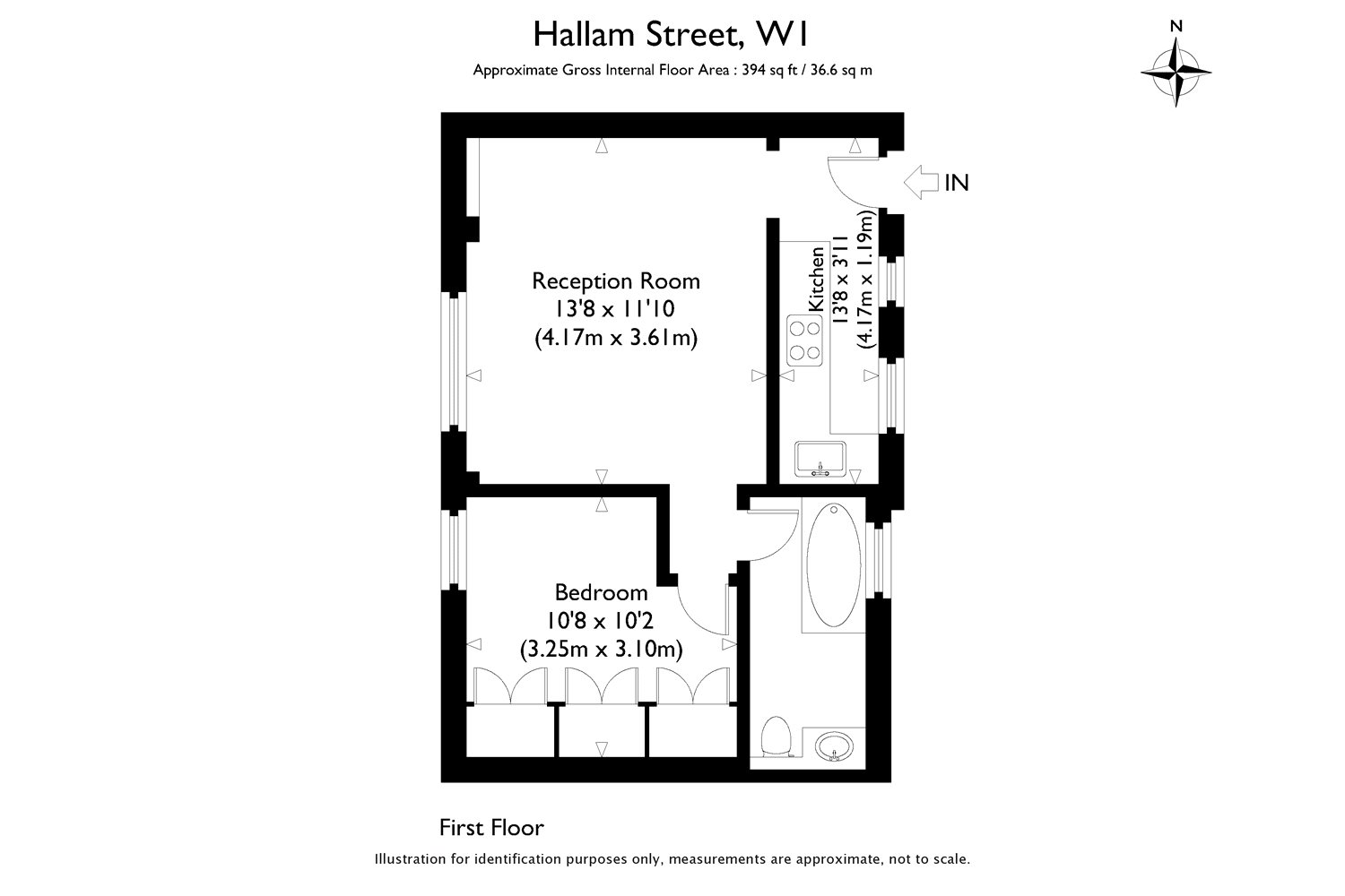 1 Bedrooms Flat for sale in Hallam Street, London W1W