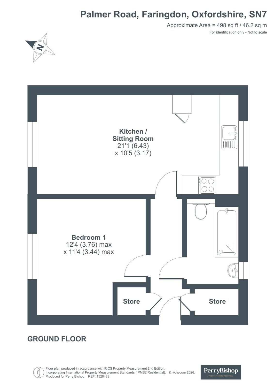 69, Palmer Road, Oxfordshire floorplan