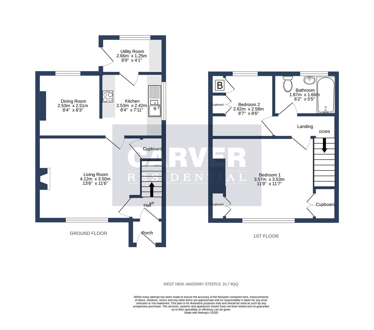 1, West View, Northallerton floorplan