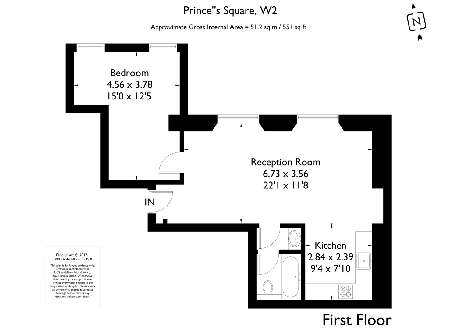 1 Bedrooms Flat to rent in Prince's Mansions, Hyde Park W2