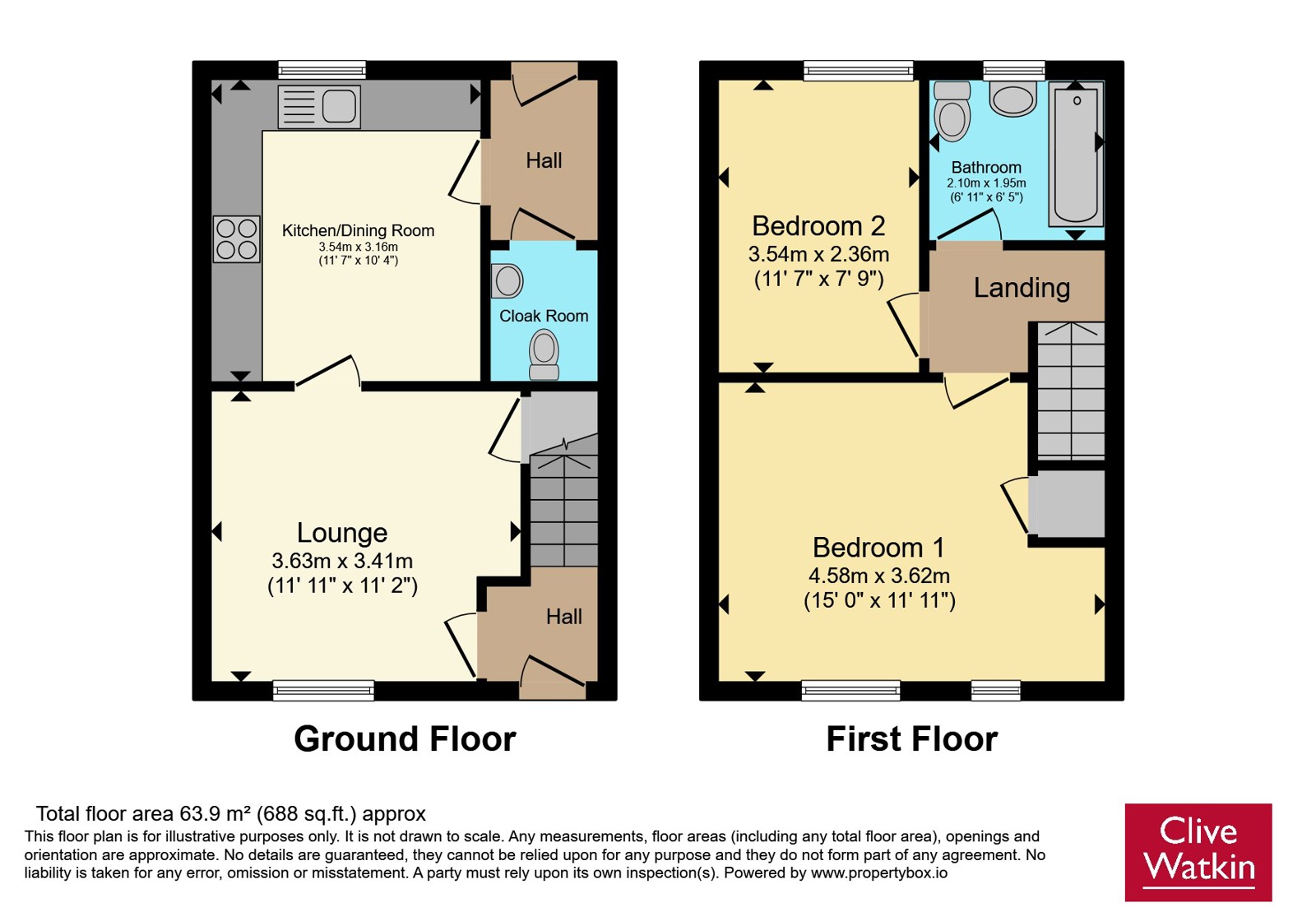 71, Church Road, Merseyside floorplan