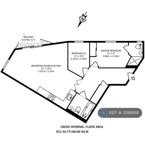 Cuba Street, Greater London floorplan