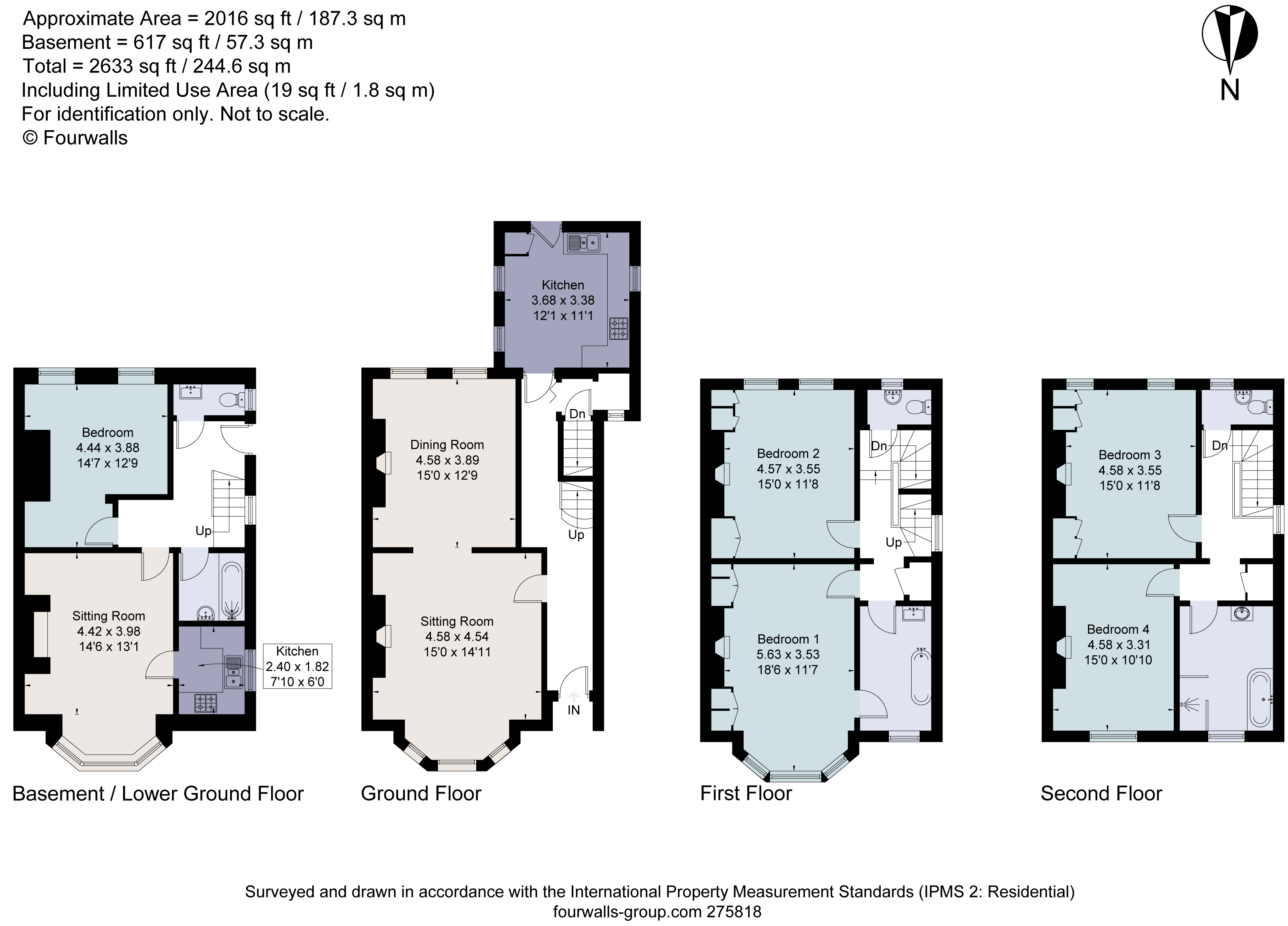 Epsom Road, Guildford, Surrey GU1, 5 bedroom semidetached house for