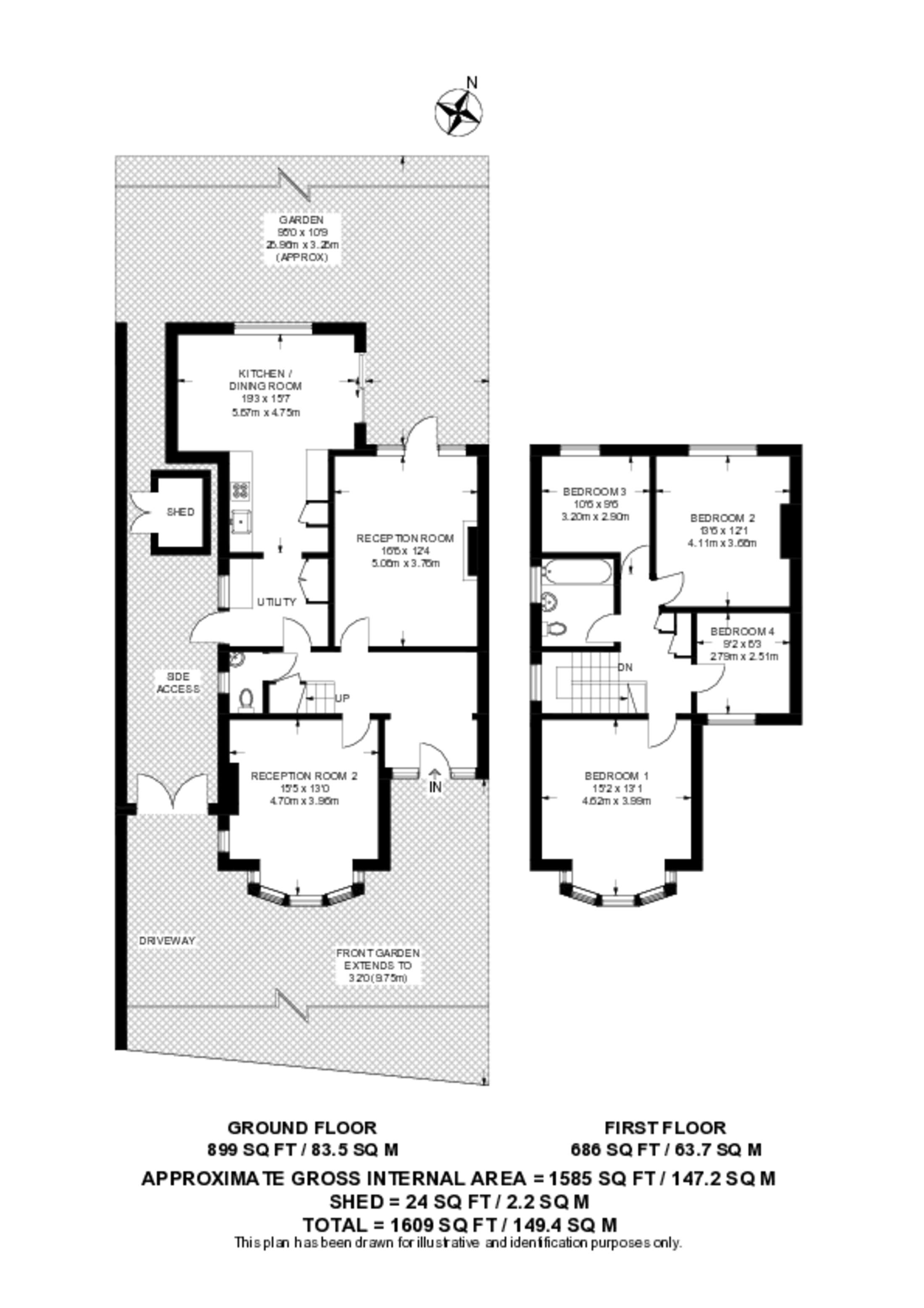Park View Gardens, Hendon floorplan