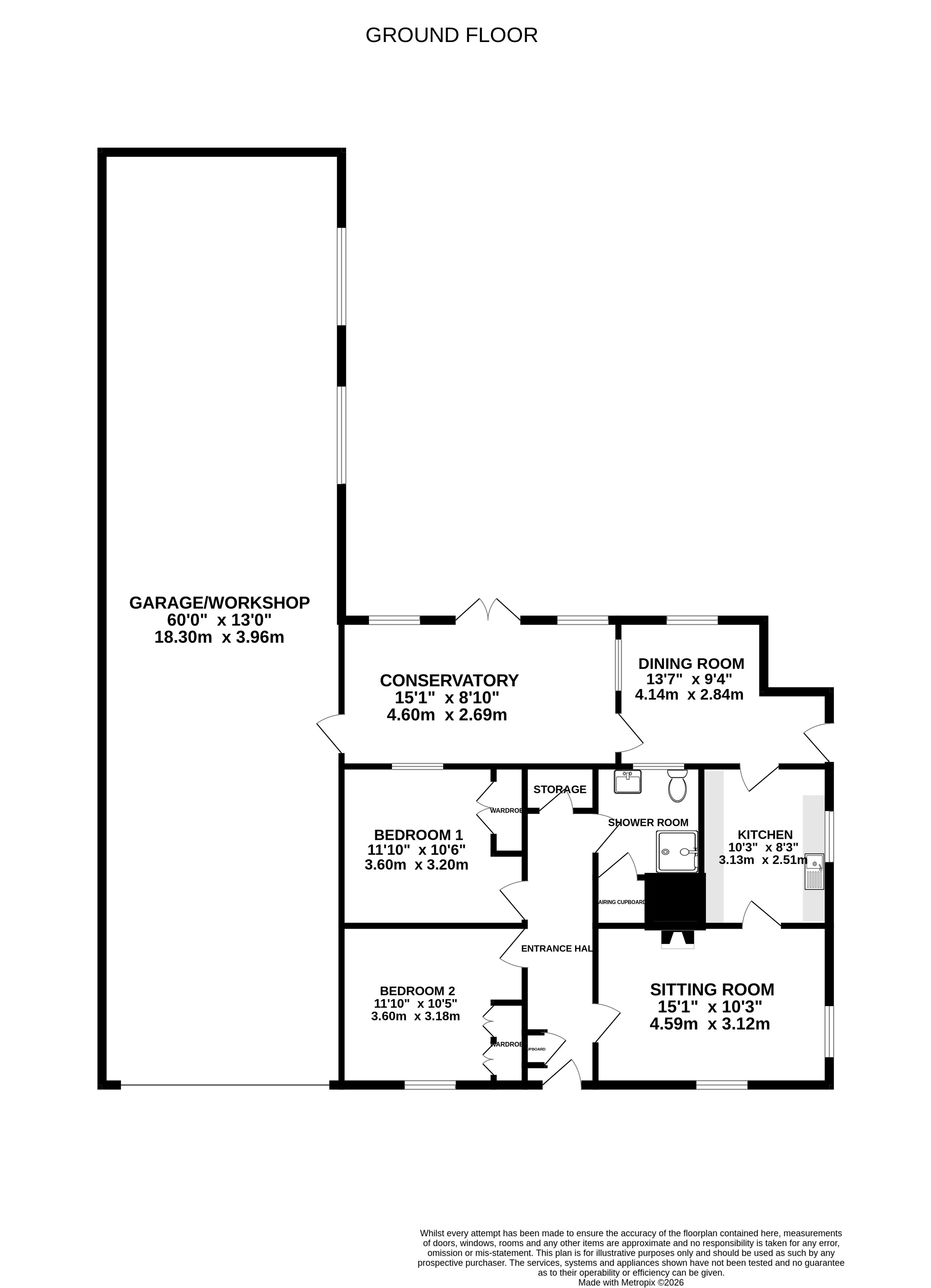 32, Park Hill, Blandford Forum floorplan