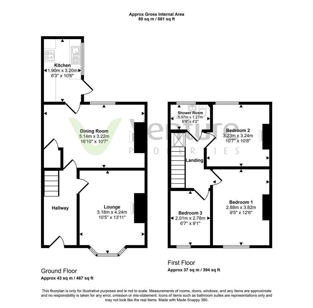 131, Neasham Road, Darlington floorplan