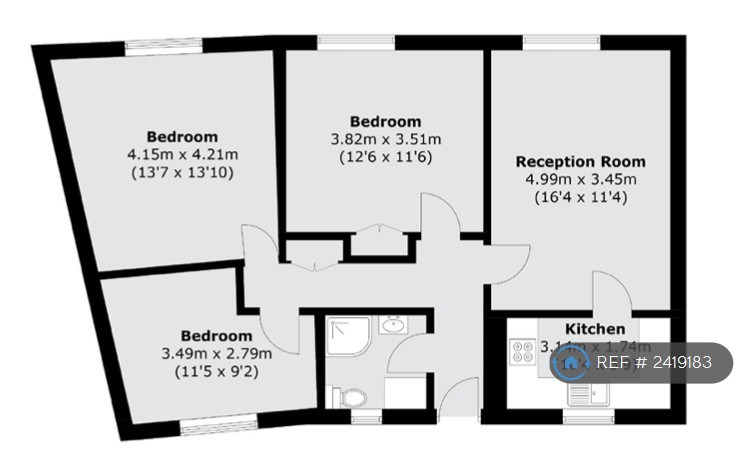 Fire Station Flats, London Road, Isleworth floorplan
