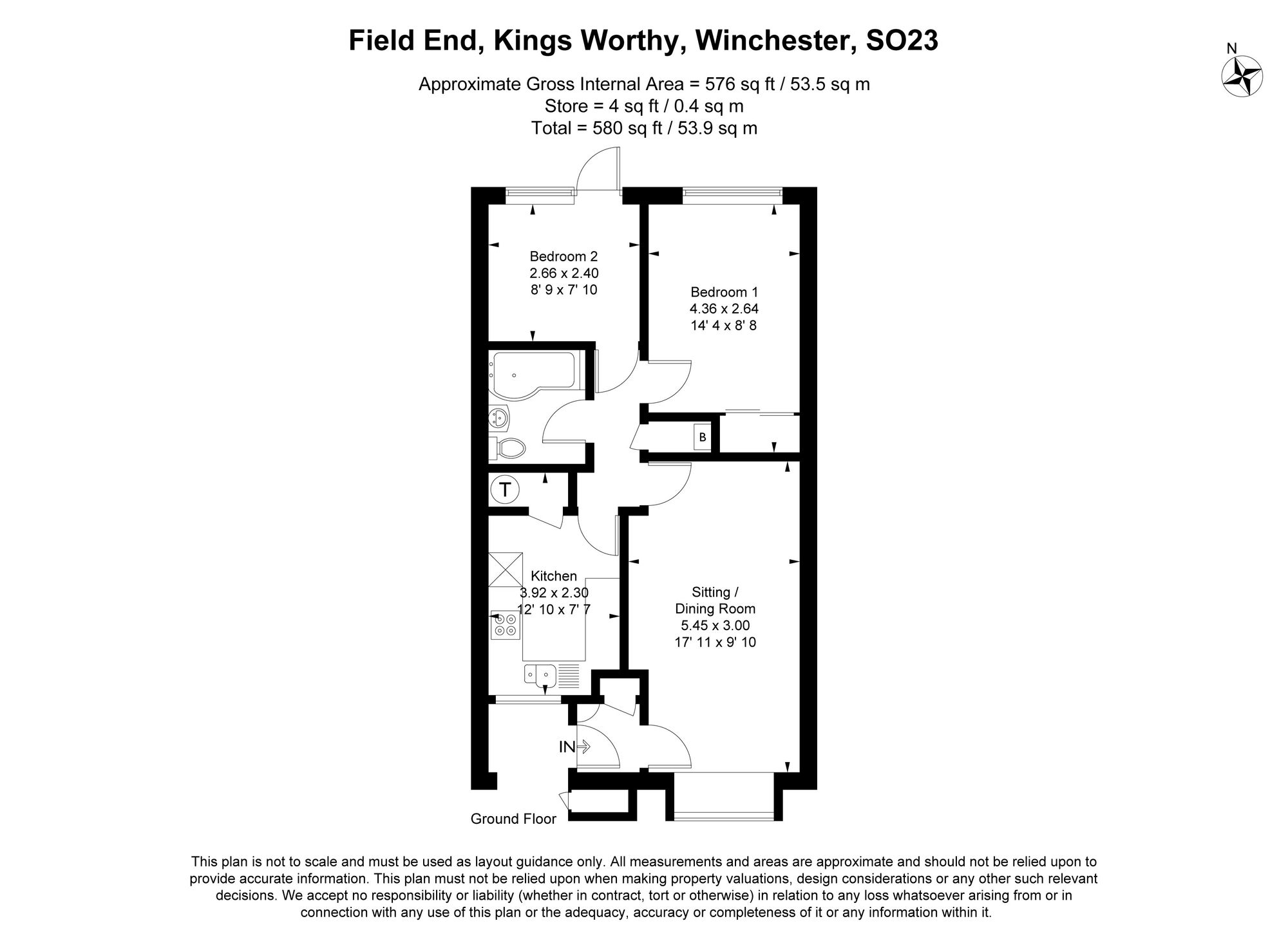 15 Field End, Winchester floorplan