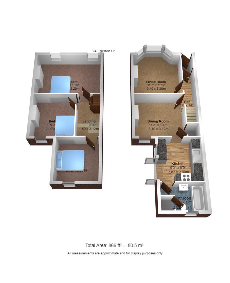 24, Egerton Street, Cardiff floorplan