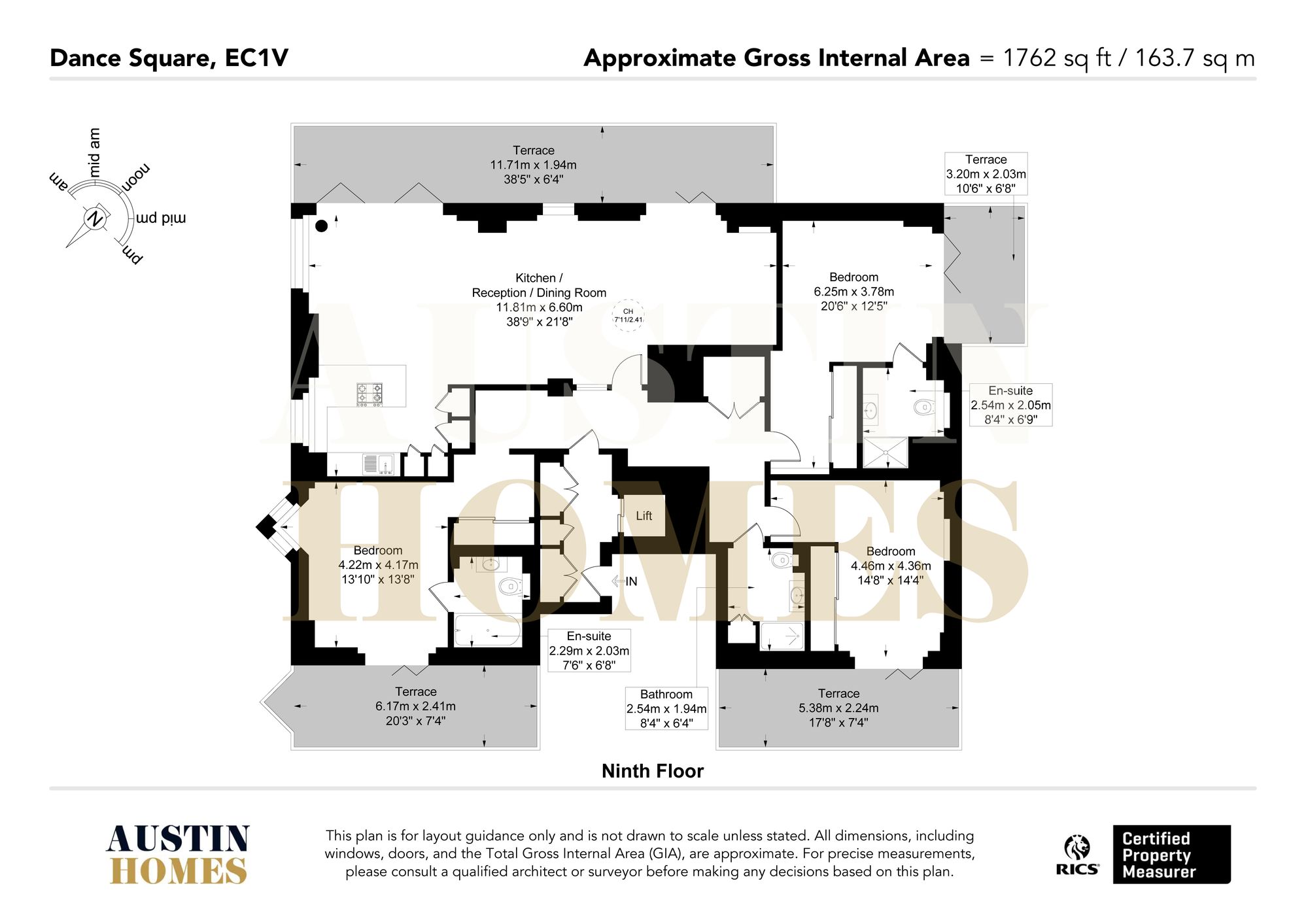 262, Dance Square, London floorplan