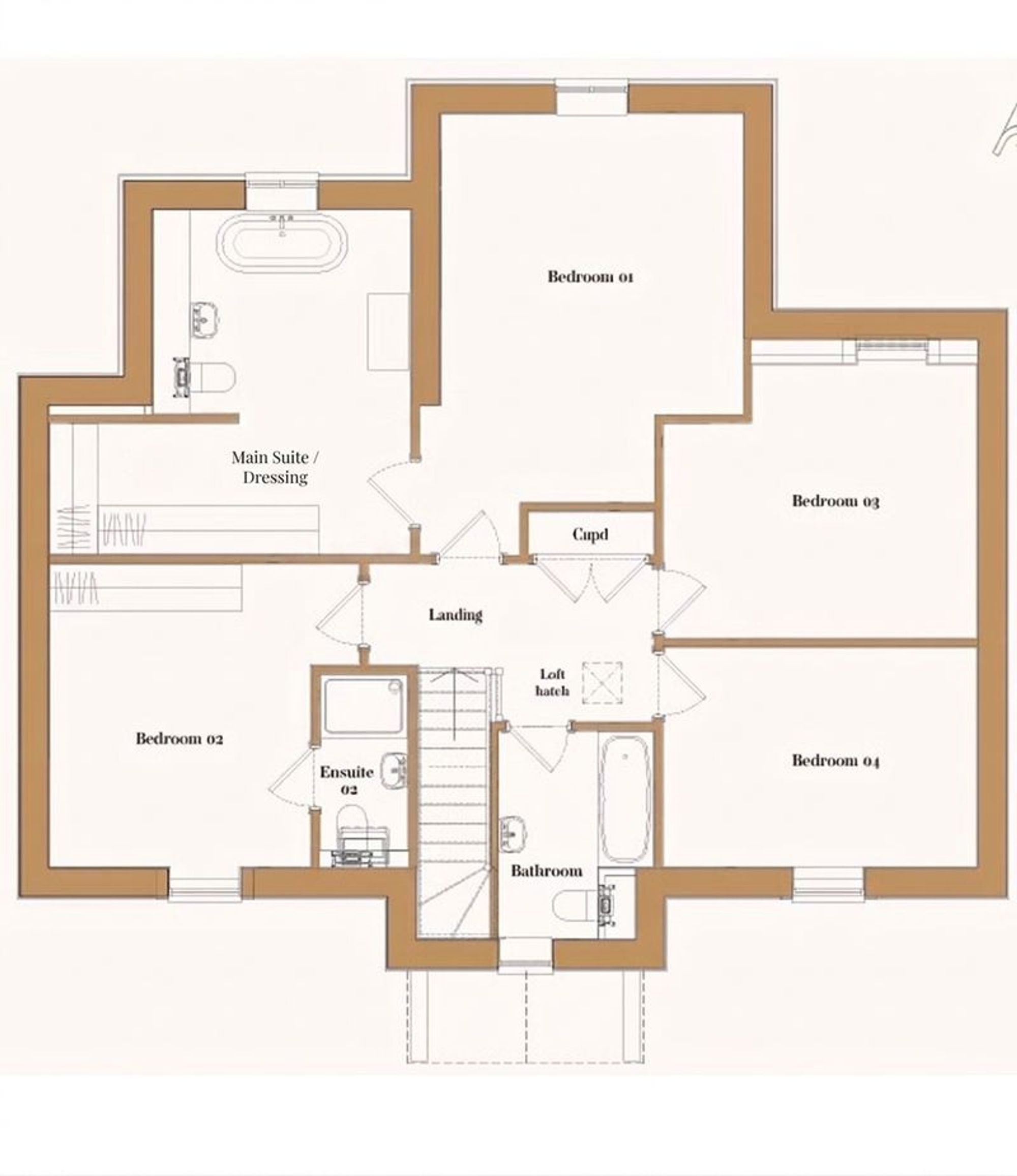 Plot 3, Thodays Crescent, Cambridge, Cambridgeshire floorplan