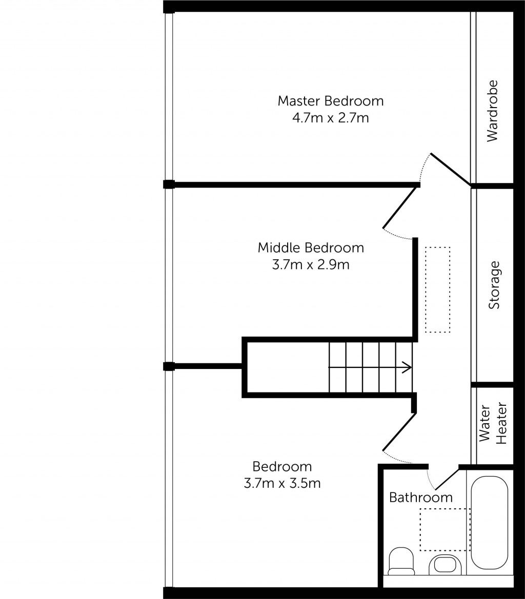 4 Bedrooms Terraced house for sale in Highdown Court, Forestfield, Crawley RH10