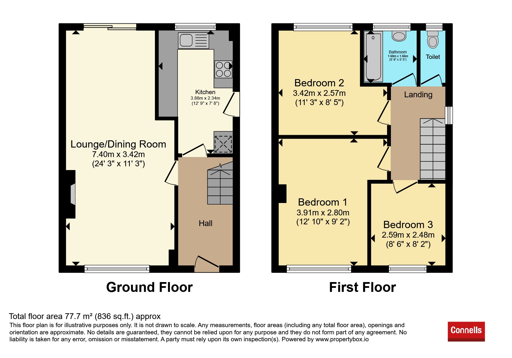 13, Dunsville Walk, LEICESTER floorplan